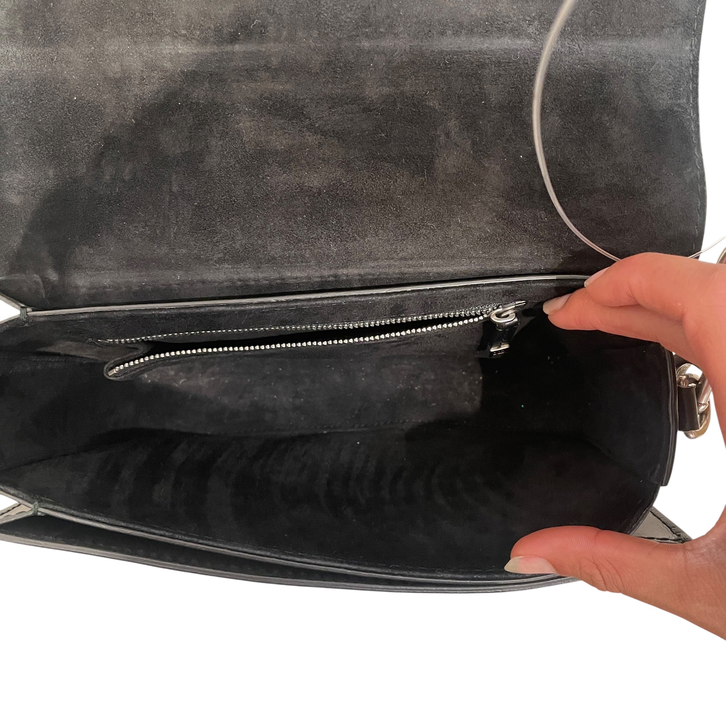 Christian Dior/Cross Body Bag/Leather/BLK/19-MA-0127 view 6