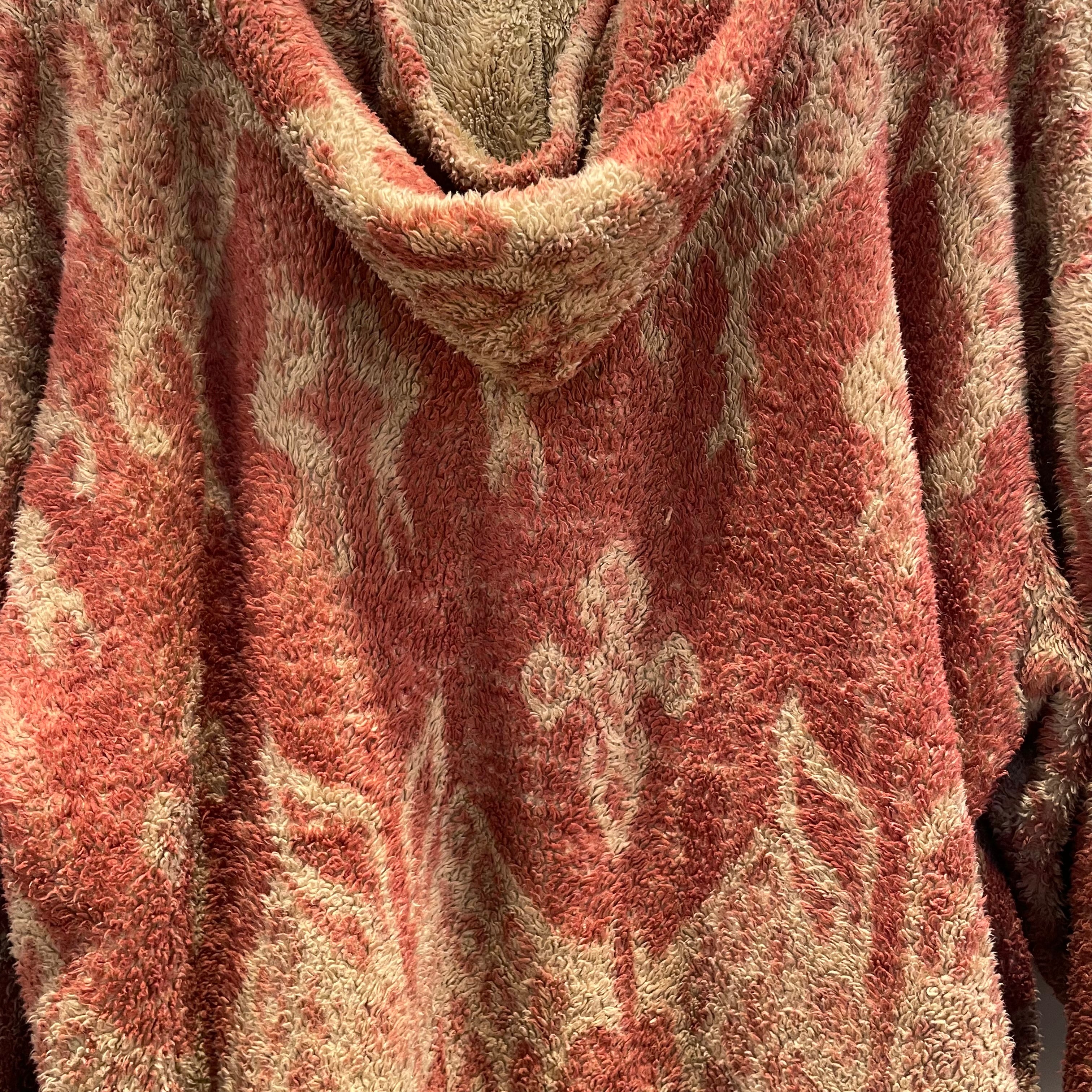 KAPITAL/Hoodie/M/L/All Over Print/Fake Fur/RED/FLEECE PULLOVER/ SIZE F view 3