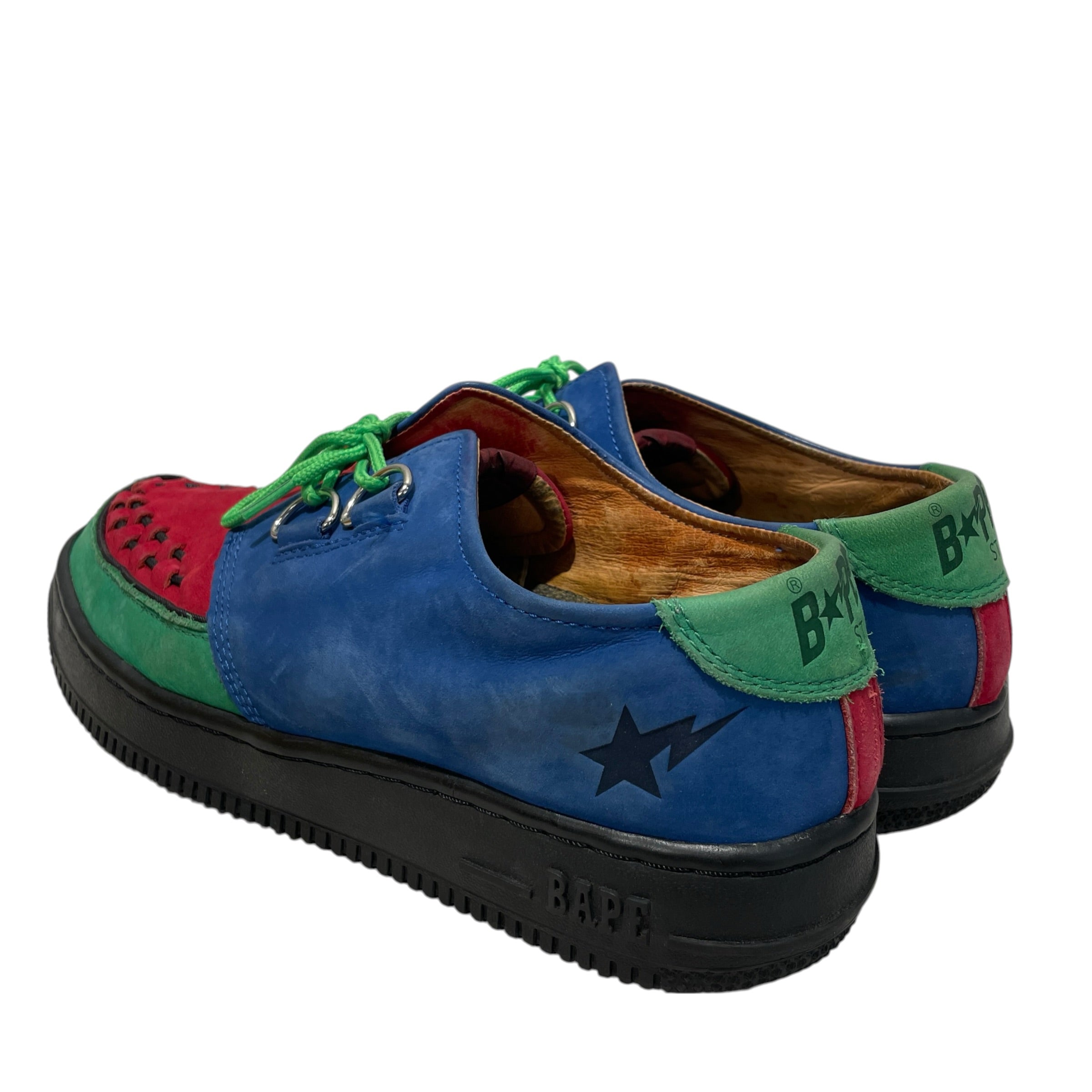 BAPE STA!/AMBUSH/Low-Sneakers/US 10/Leather/MLT/CREEPSTA view 2