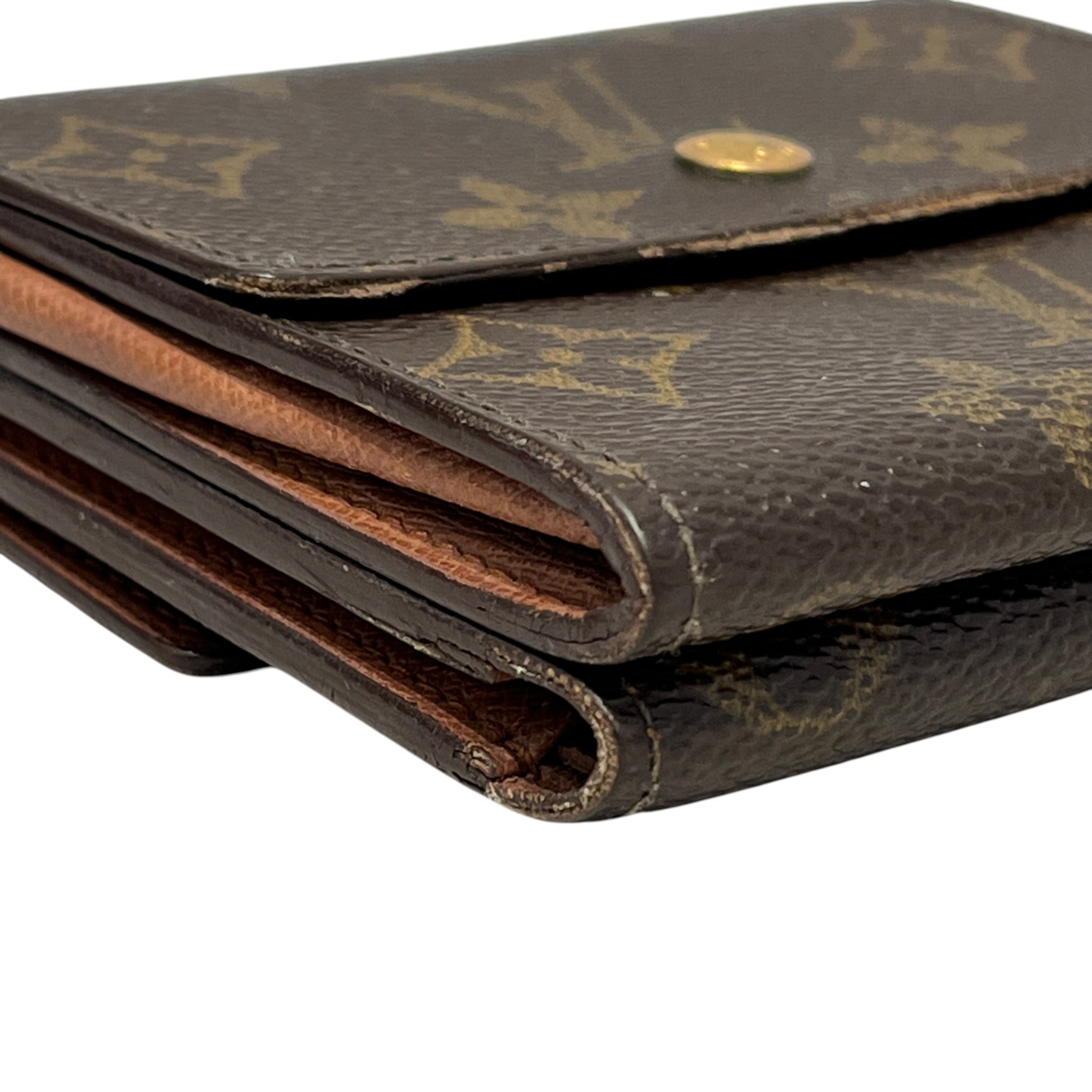 LOUIS VUITTON/Bifold Wallet/Monogram/Leather/BRW/elise wallet view 7