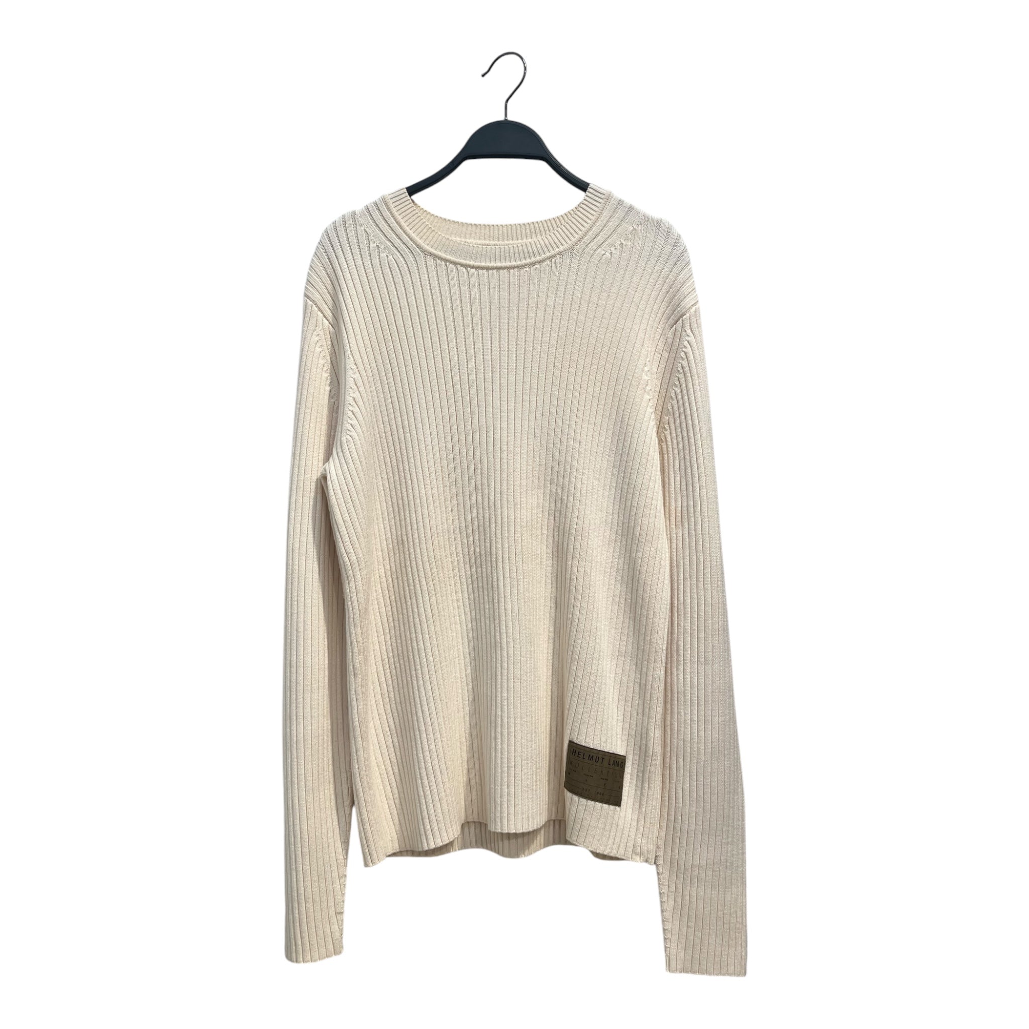 Helmut Lang/Sweater/M/Cotton/CRM/RIBBED view 1
