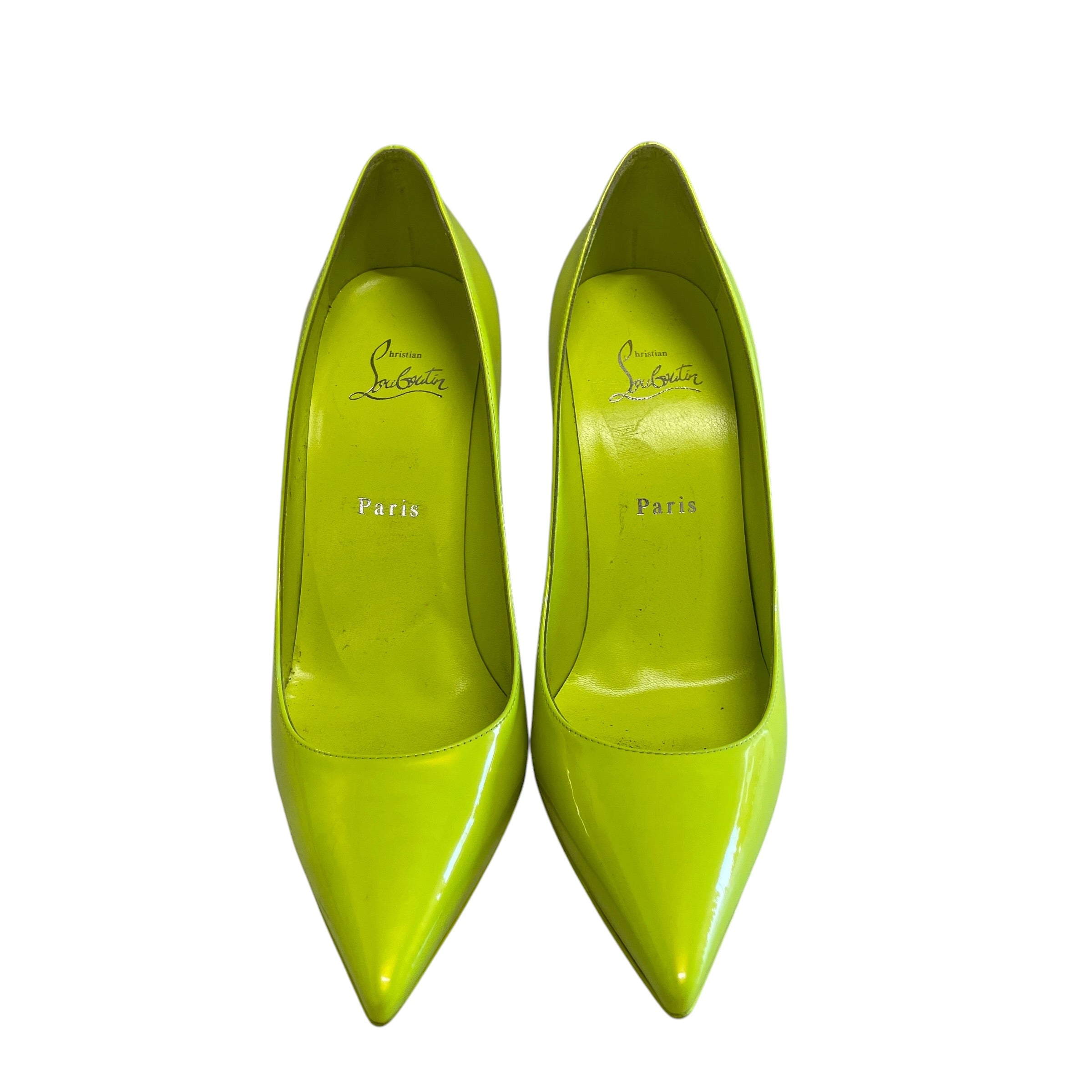 Christian Louboutin/Heels/US 8/Nylon/GRN/Highlight with insole gel view 3
