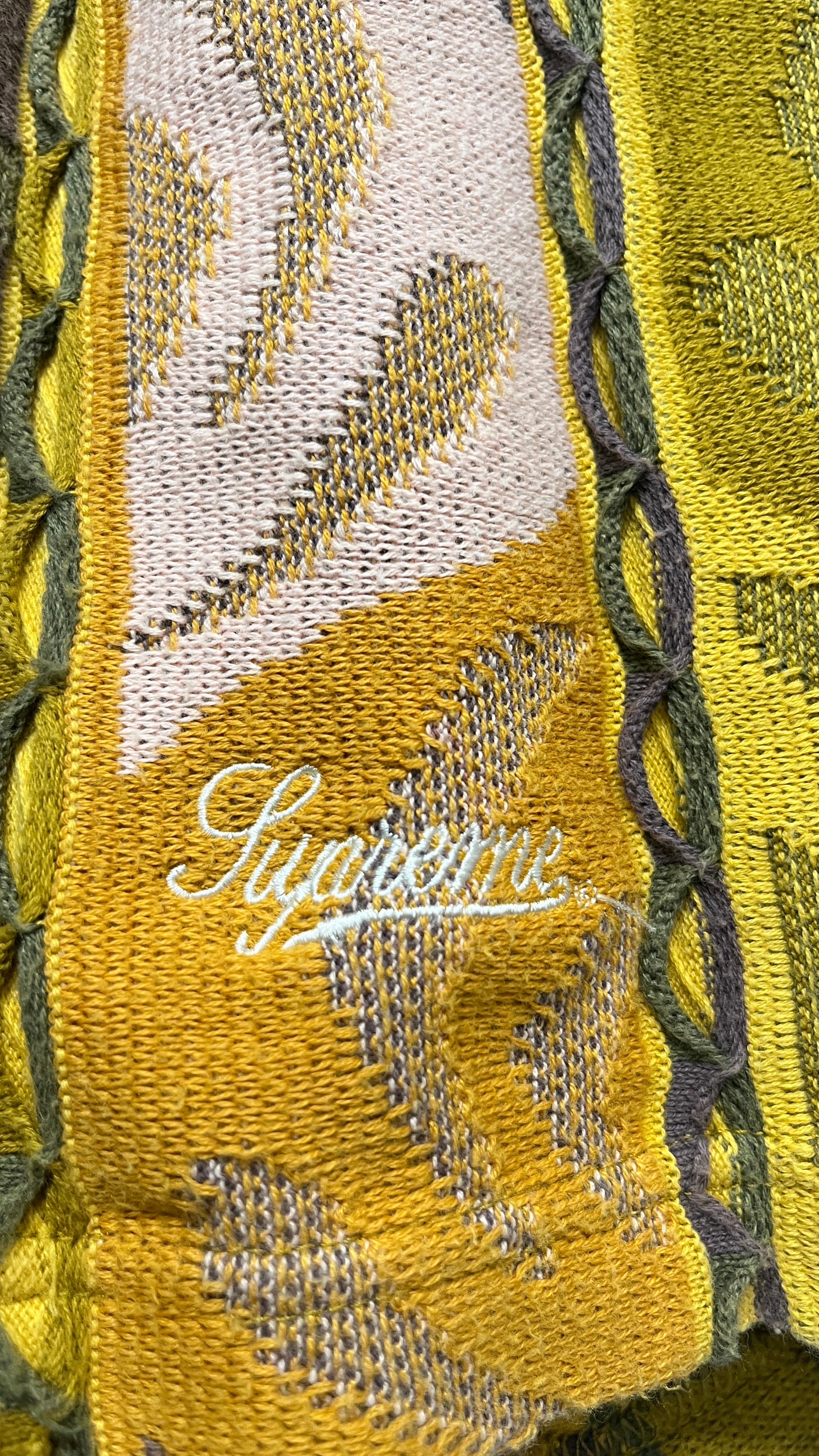 Supreme/Shorts/XL/Cotton/YEL/All Over Print/COOGI STYLE KNIT SHORT view 5