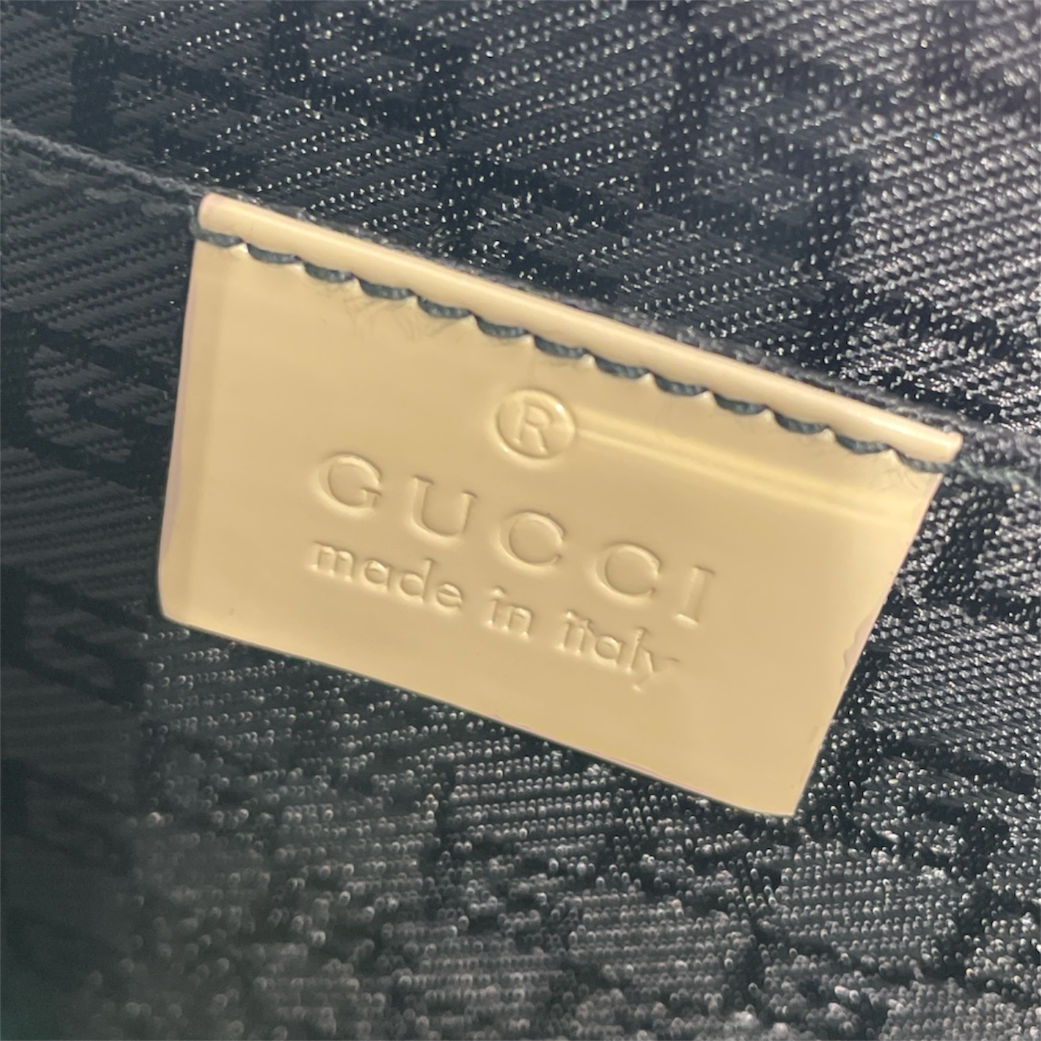 GUCCI/Hand Bag/Leather/CRM/GUCCI LUCITE TOP HANDLE view 3
