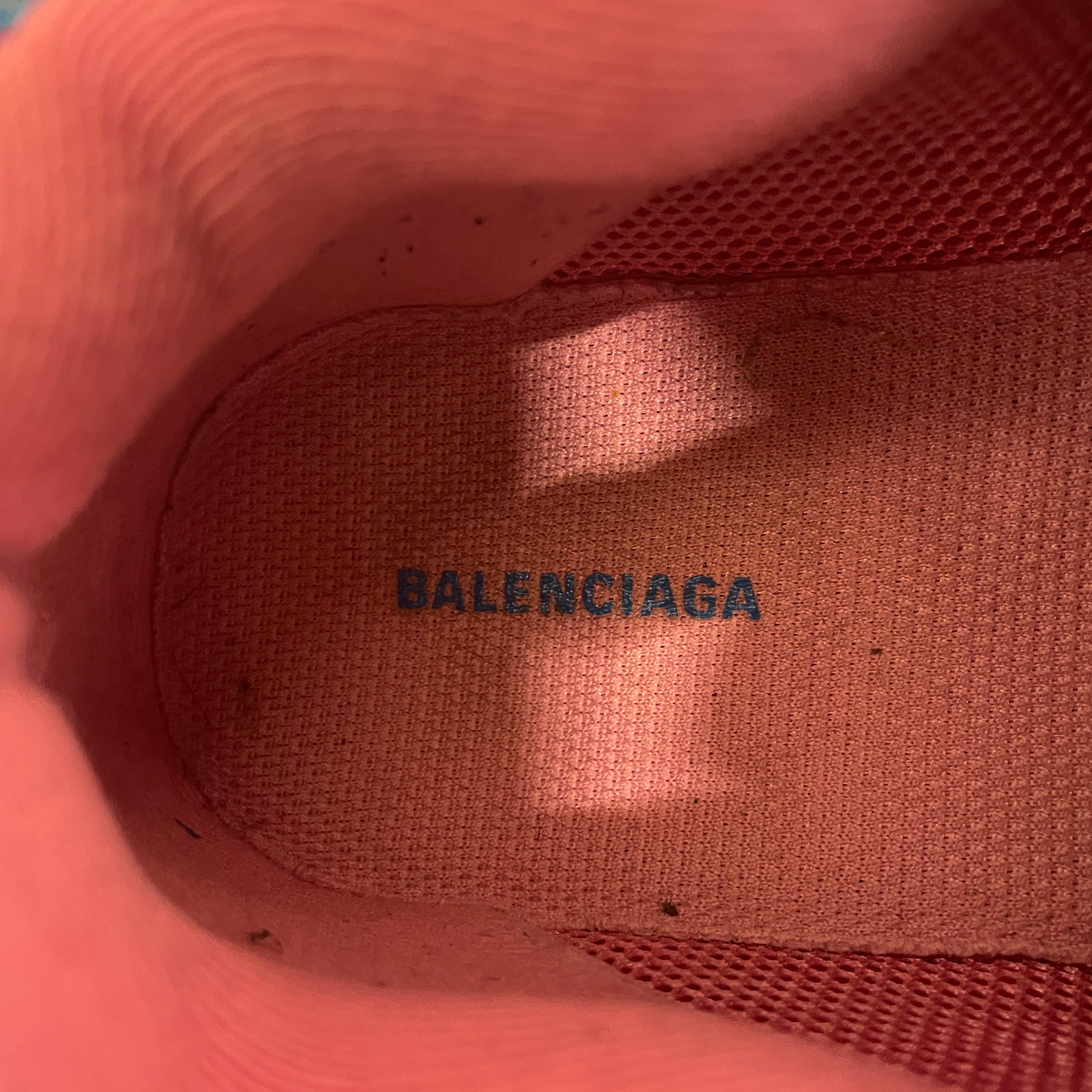 BALENCIAGA/Low-Sneakers/US 9/Stripe/Nylon/BLU/BLU/PNK TRACK SNKRS view 5