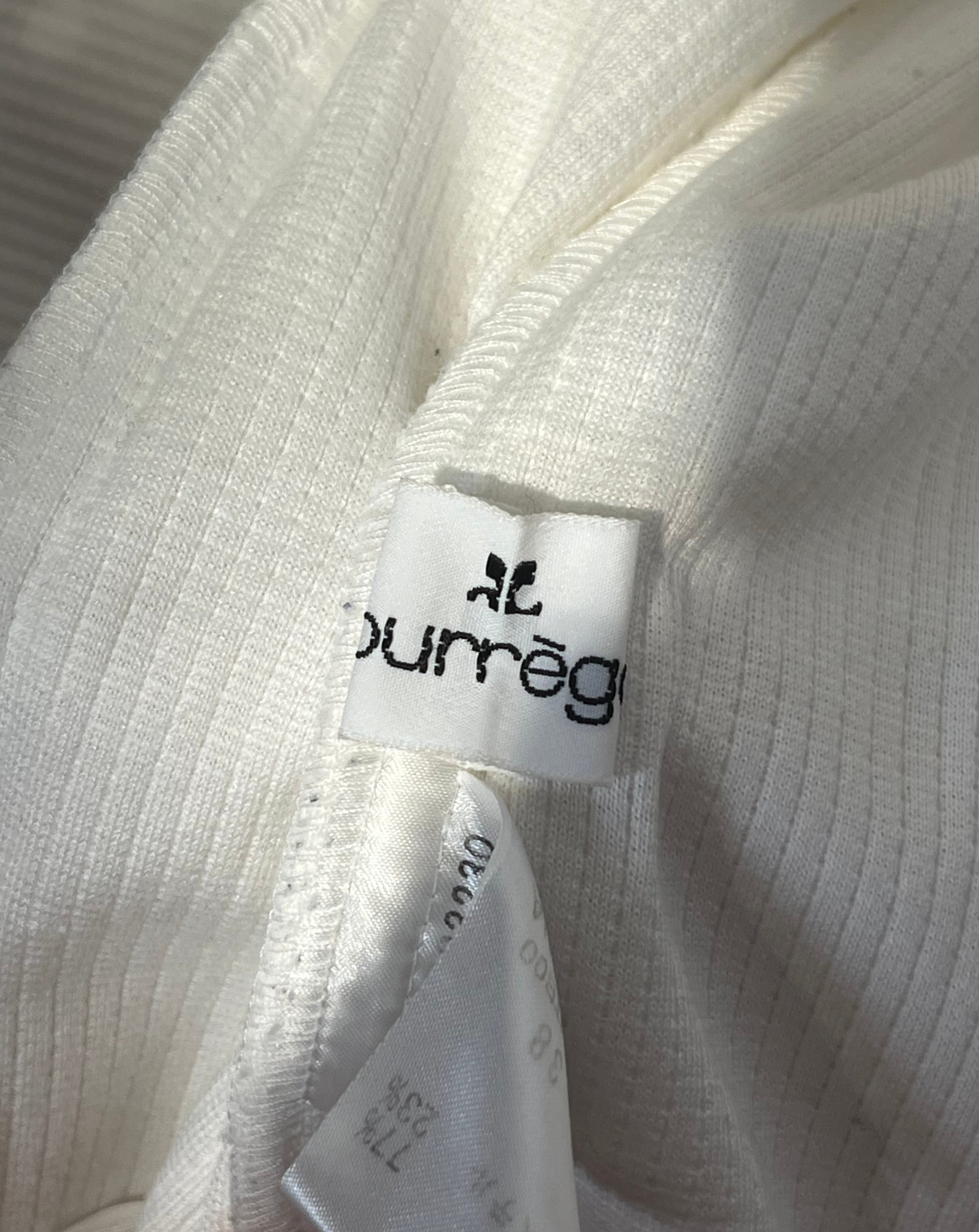 Courreges/Tailored Jkt/WHT/grid view 3