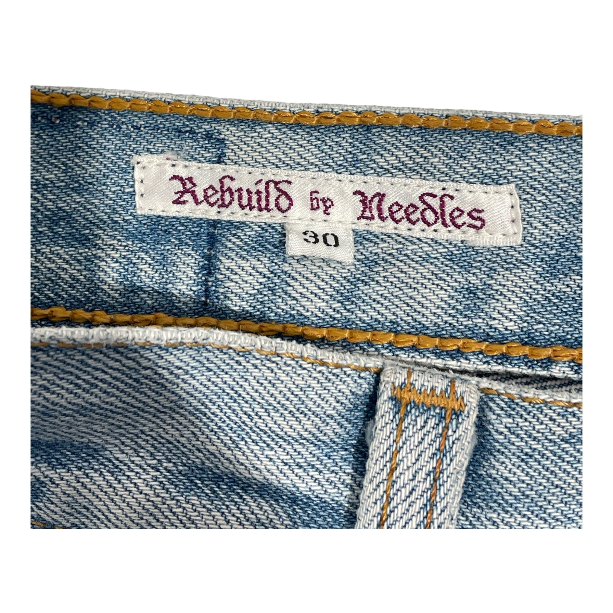 Rebuild by Needles/Skirt/30/Denim/BLU/Midi Length/BLU PATCH ON BACK view 3