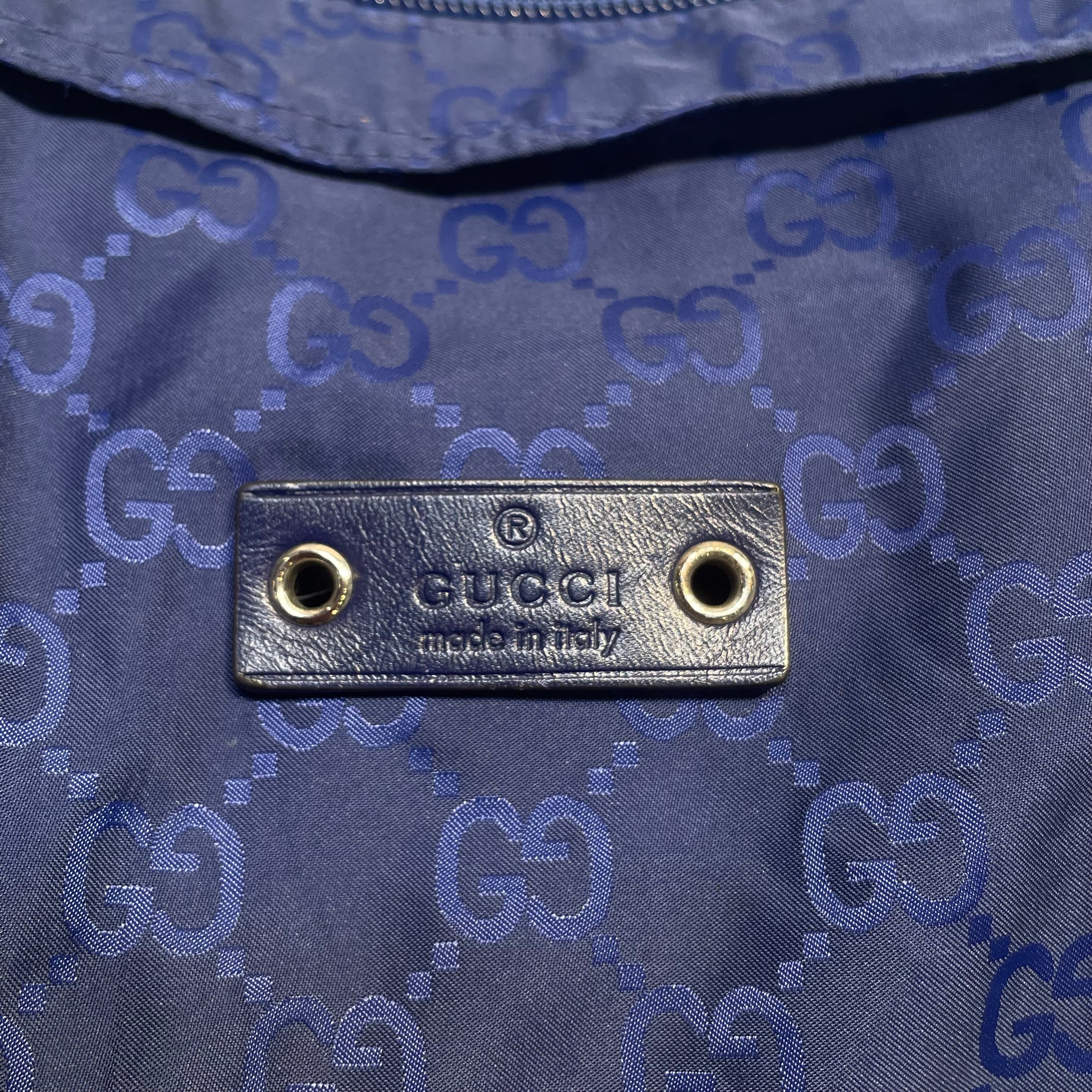 GUCCI/Tote Bag/Monogram/Nylon/BLU/LARGE TOTE view 5