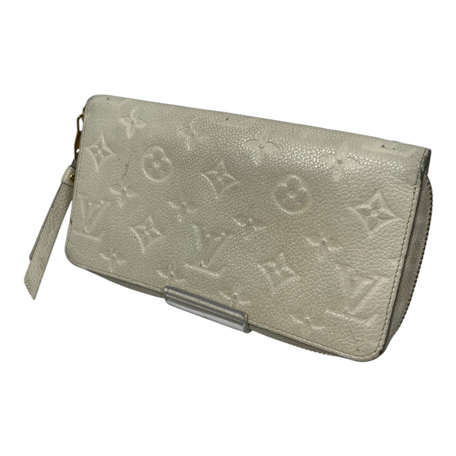 LOUIS VUITTON/Long Wallet/Leather/WHT/Monogram Long Wallet view 1