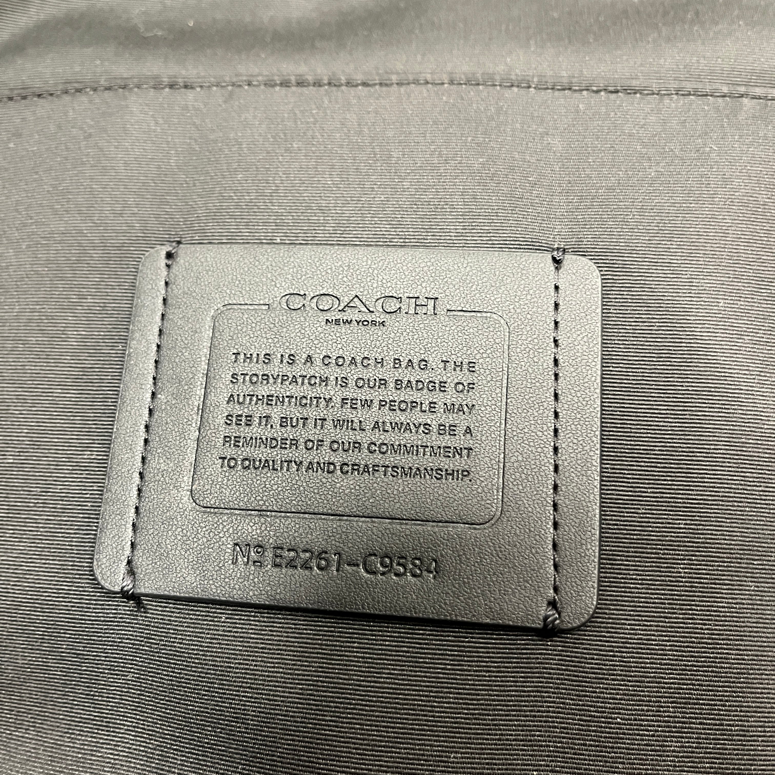 COACH/Briefcase/Leather/BLK/BACKPACK/BC view 5