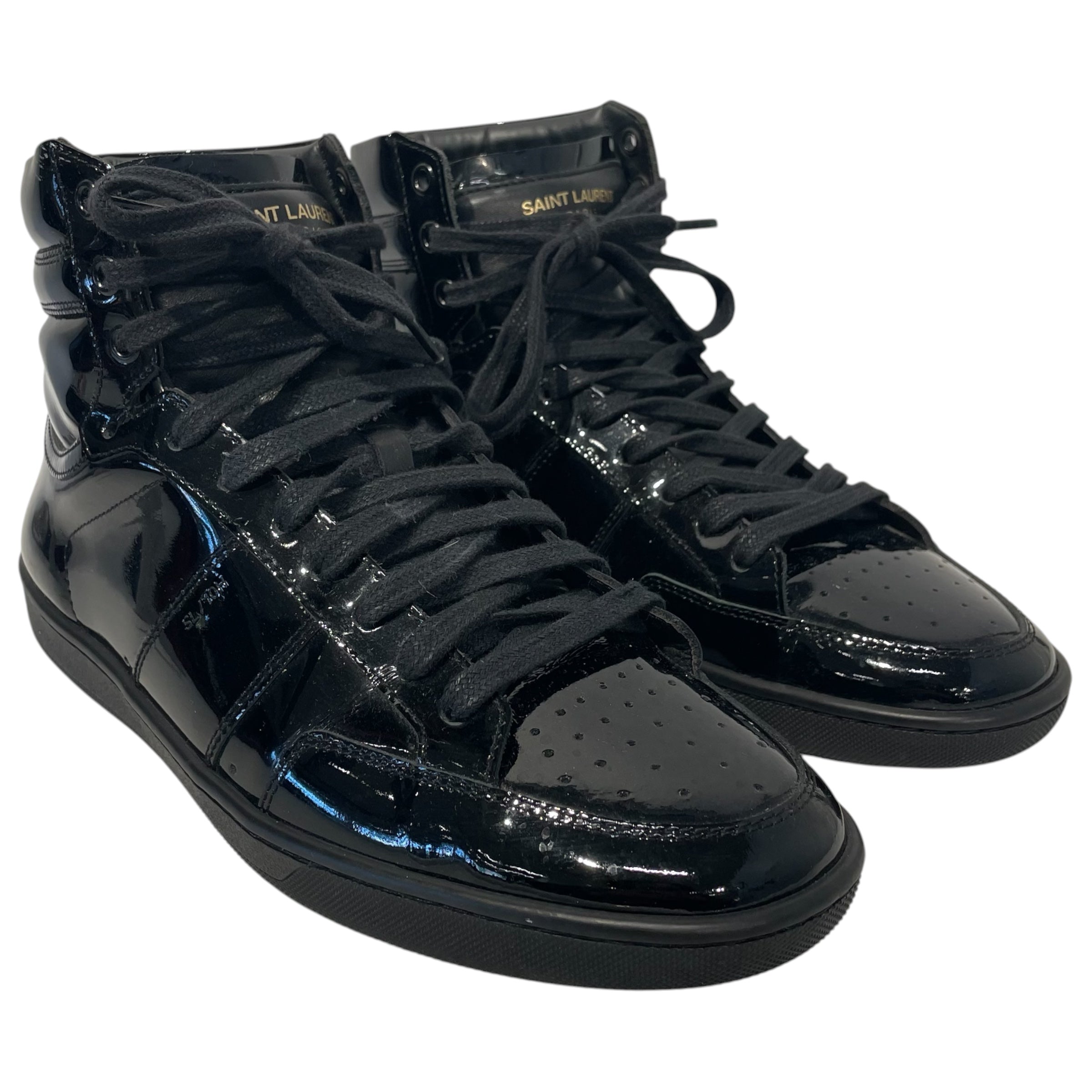SAINT LAURENT/Hi-Sneakers/EU 41/Nylon/BLK/ view 1
