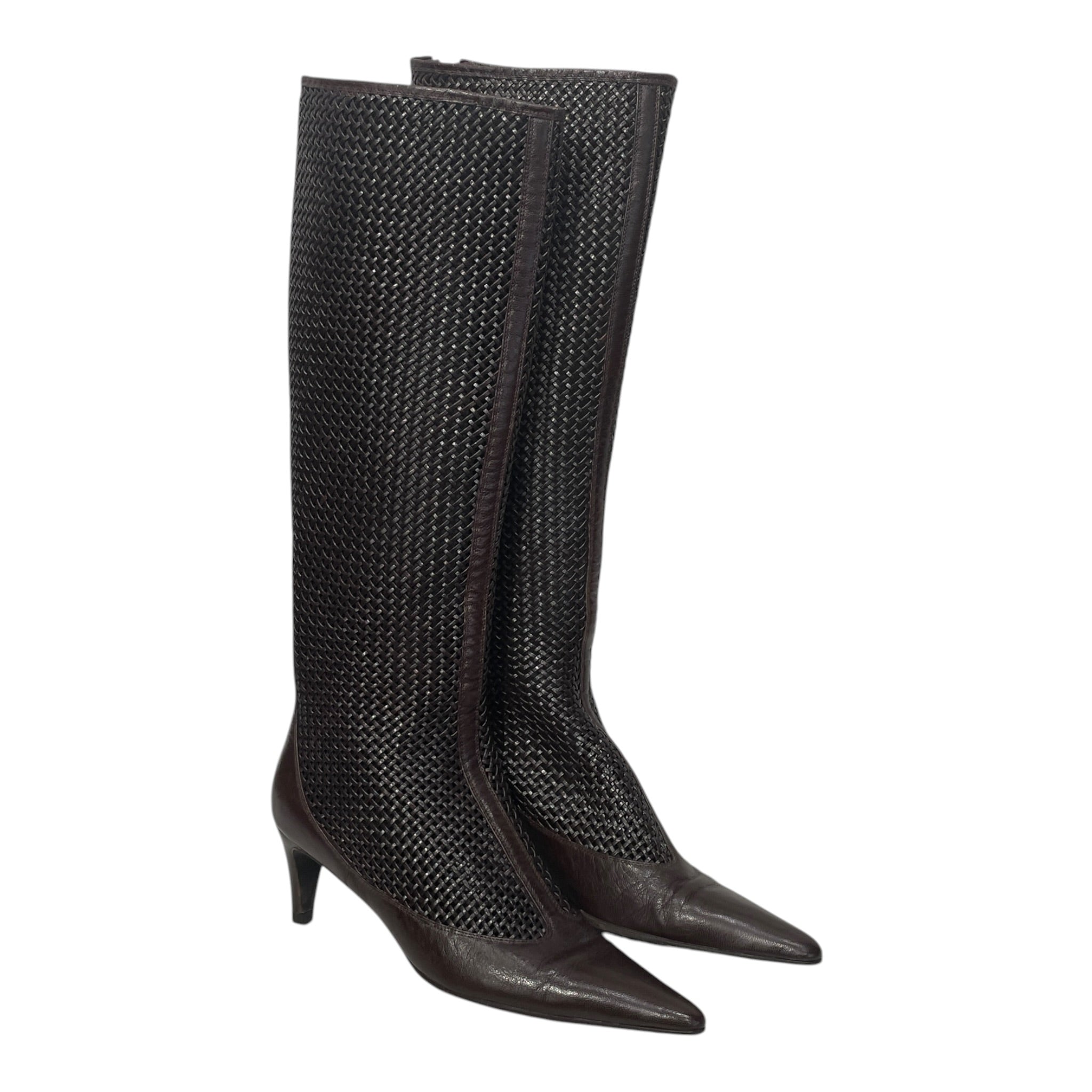 BOTTEGA VENETA/Heels/US 7/Leather/BRW/NET view 1