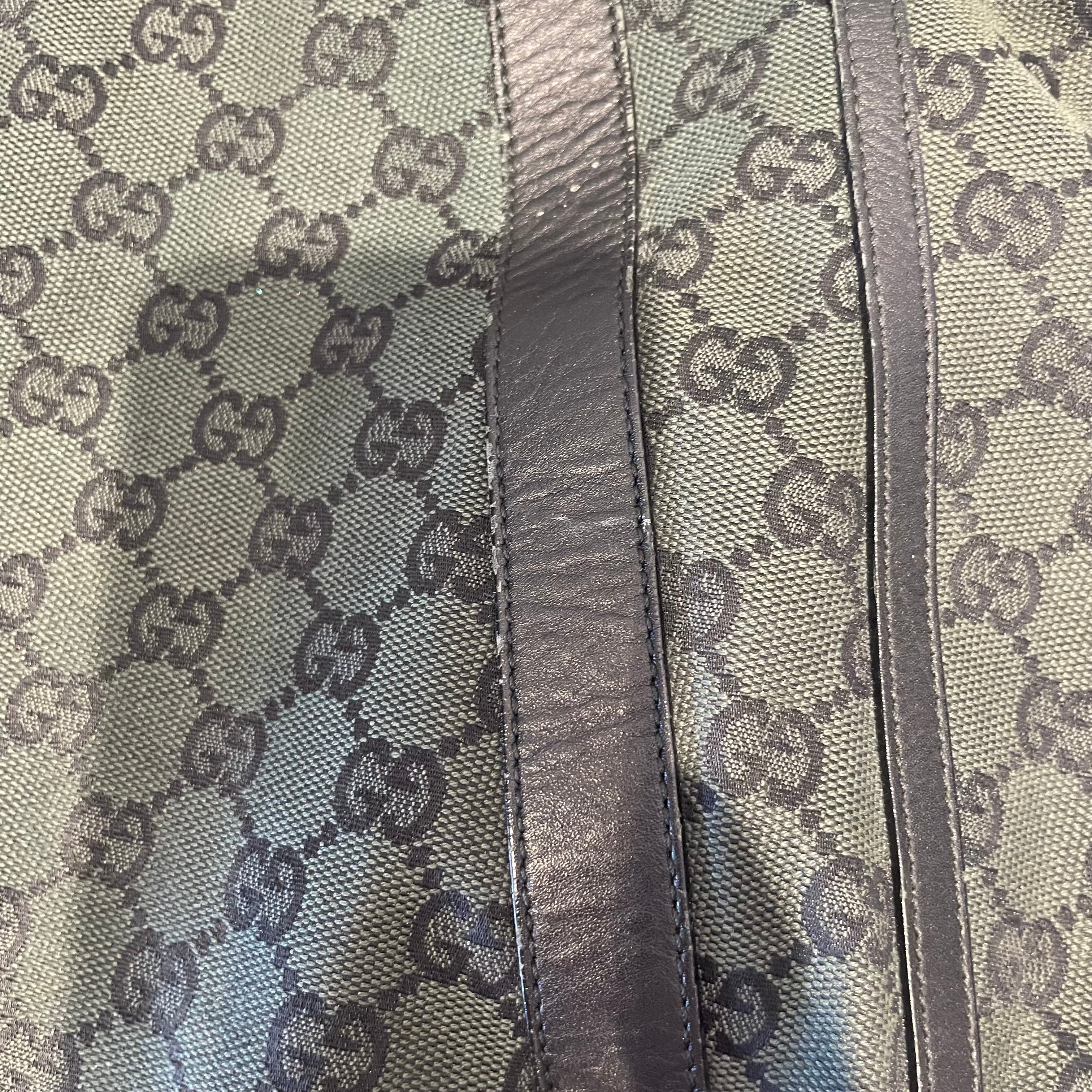 GUCCI/Tote Bag/Monogram/Cotton/GRN/Canvas Abrey Hobo view 15