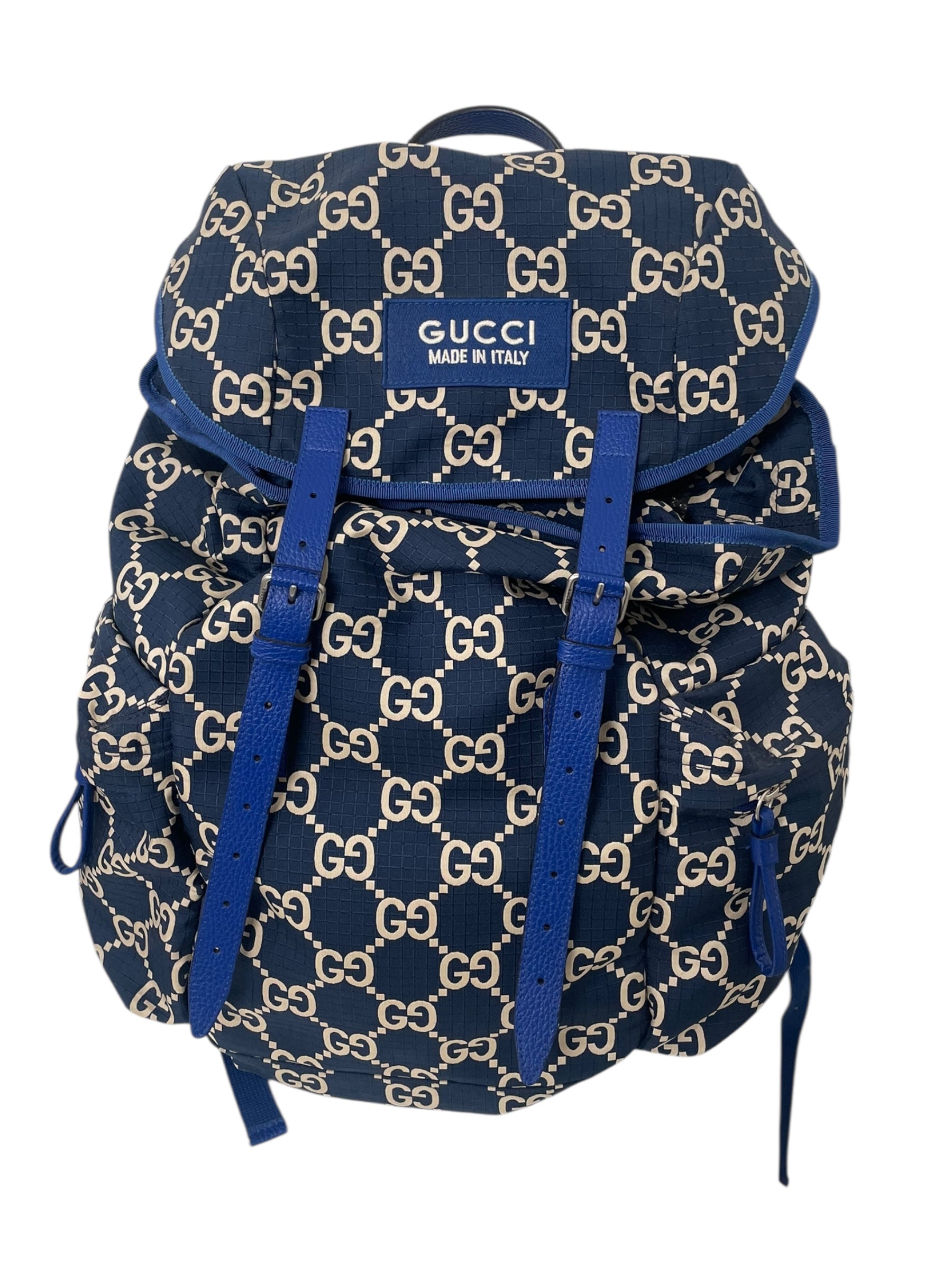 GUCCI/Backpack/Monogram/NVY/LARGE GG RIPSTOP view 1