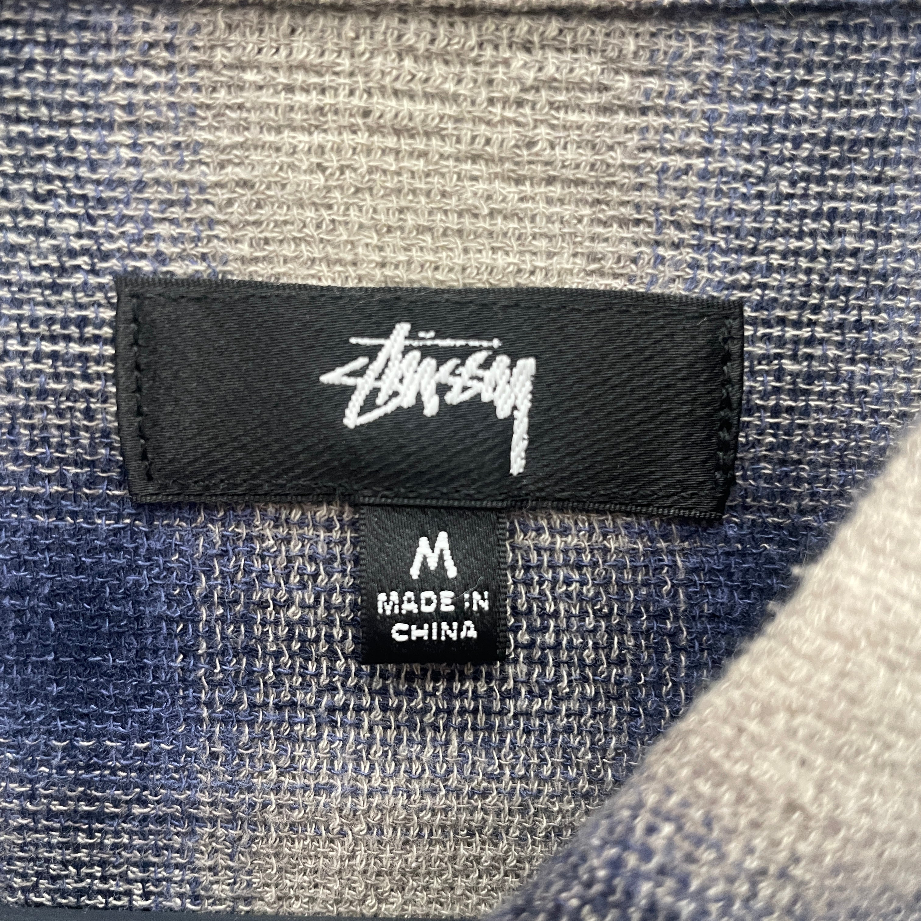STUSSY/Blouson/M/Cotton/NVY/Plaid/ZIP UP / SHADOWPLAID view 3