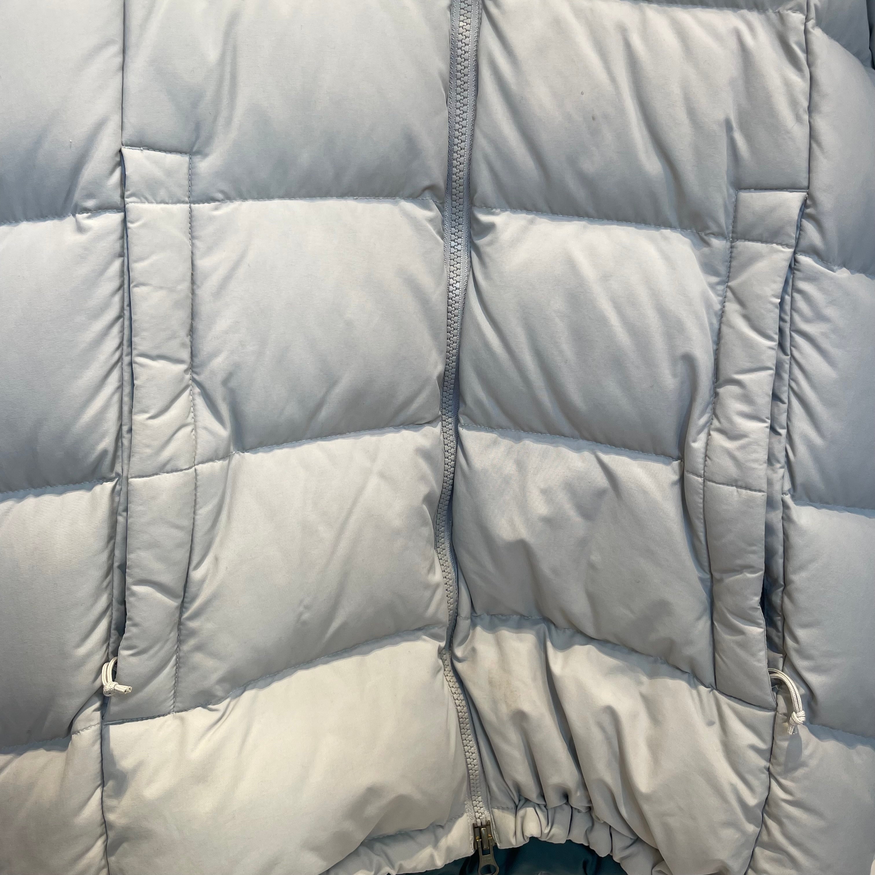 THE NORTH FACE/Puffer Jkt/M/Nylon/SLV/dark aqua inside linen view 5