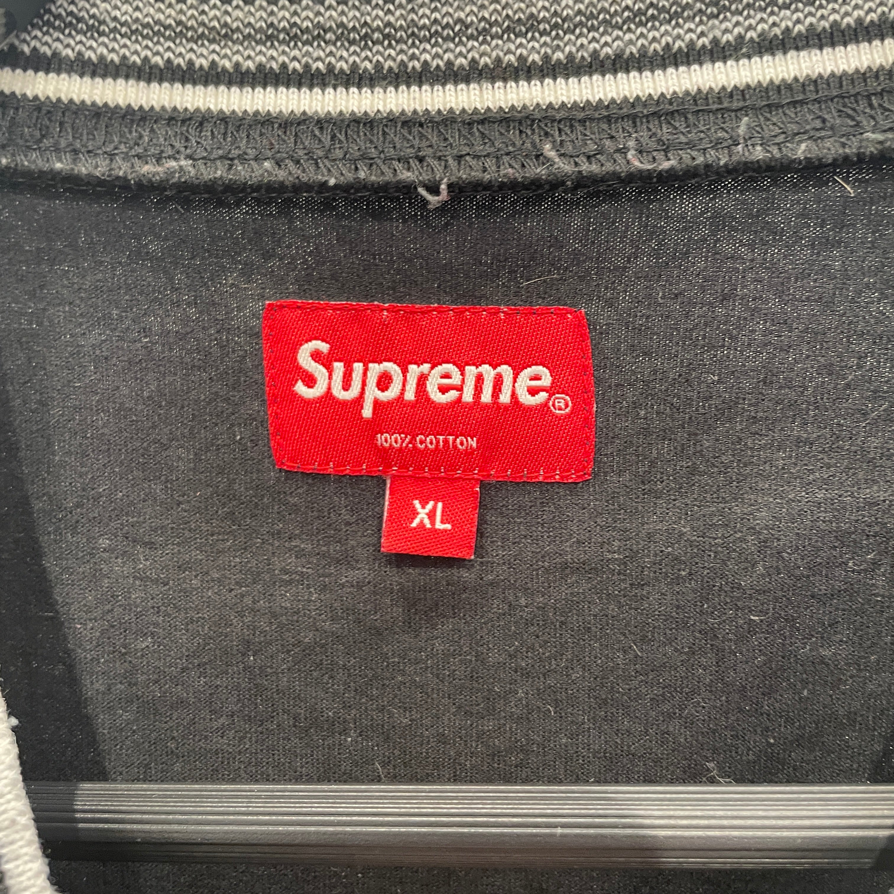 Supreme/T-Shirt/XL/Cotton/GRY/Stripe/GRAFFITILETTERS view 3