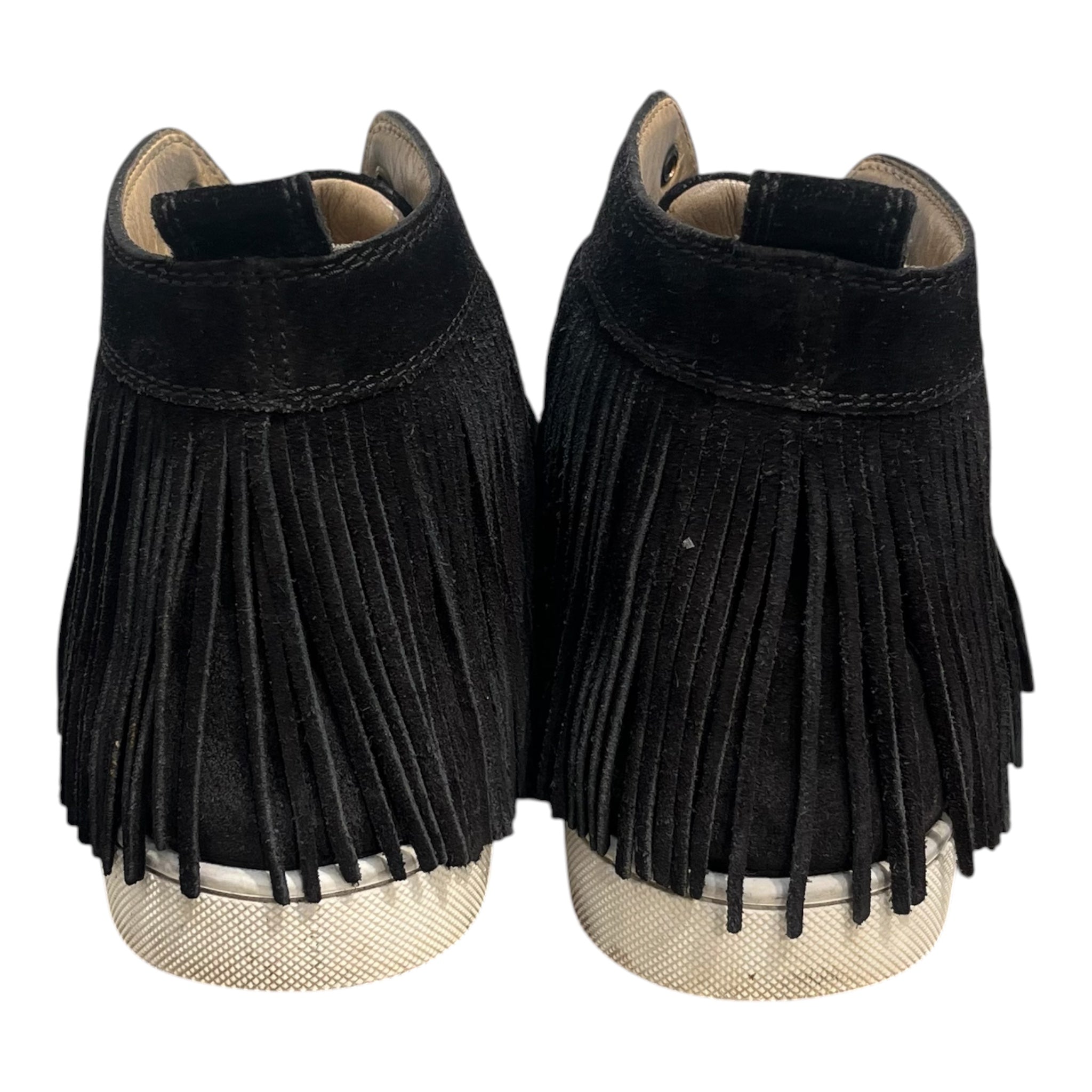 Christian Louboutin/Hi-Sneakers/Suede/BLK/SUEDE FRINGE HI SNEAKER view 3