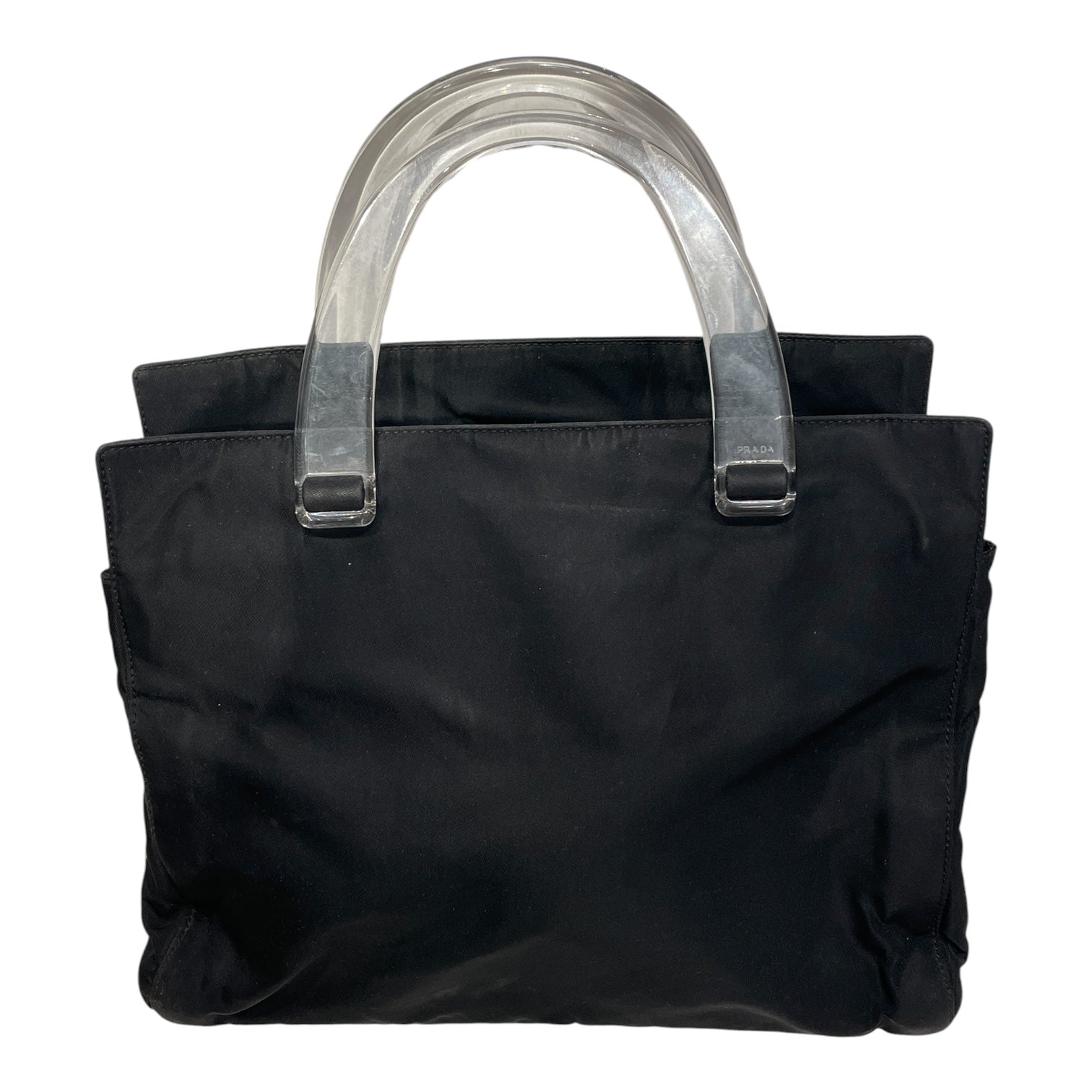 PRADA/Bag/Nylon/BLK/CLEARHANDLES view 1
