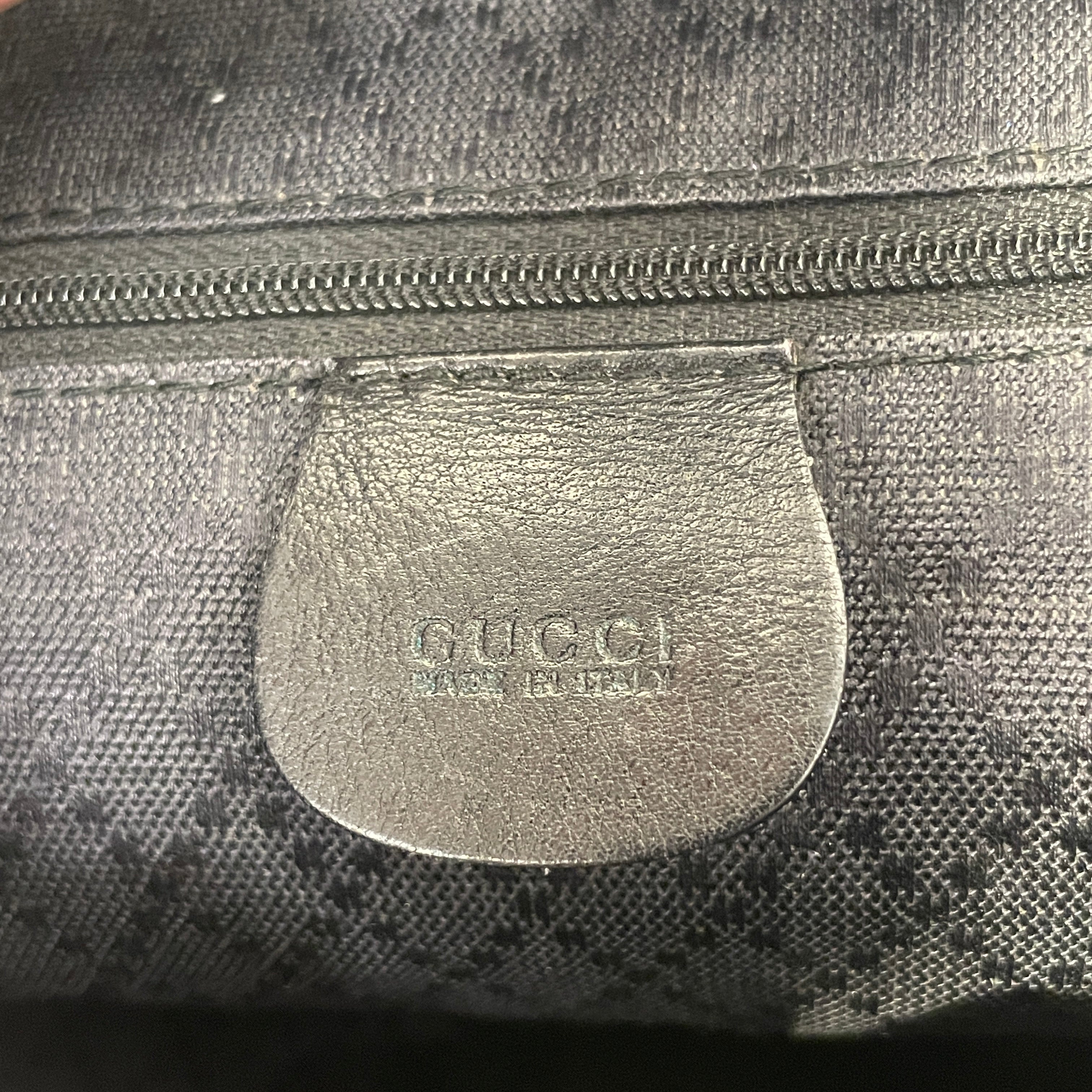 GUCCI/Backpack/Leather/BLK/BAMBOO view 4