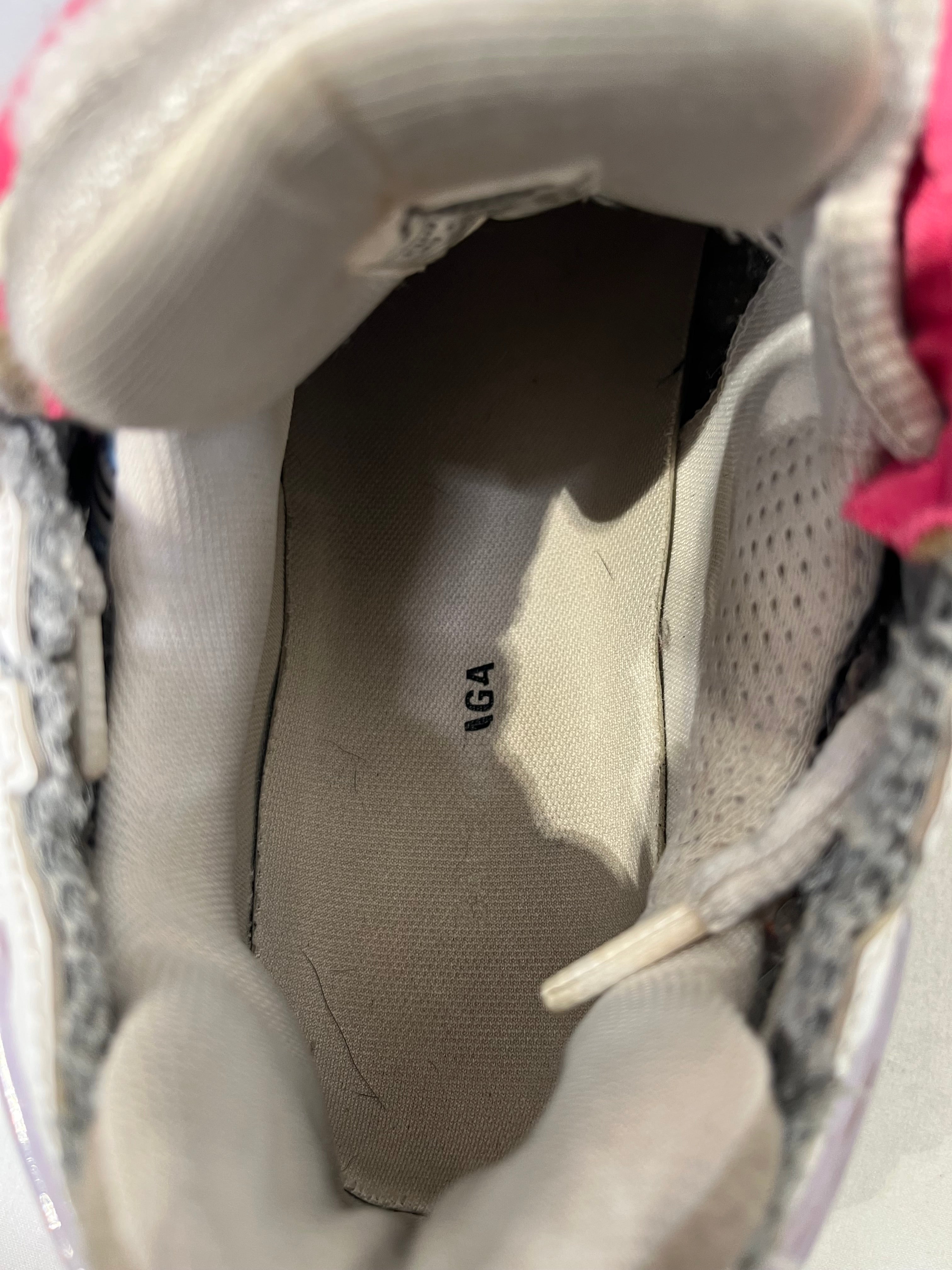 BALENCIAGA/Low-Sneakers/US 10/Cotton/GRY/PRL/LIME/PINK view 3
