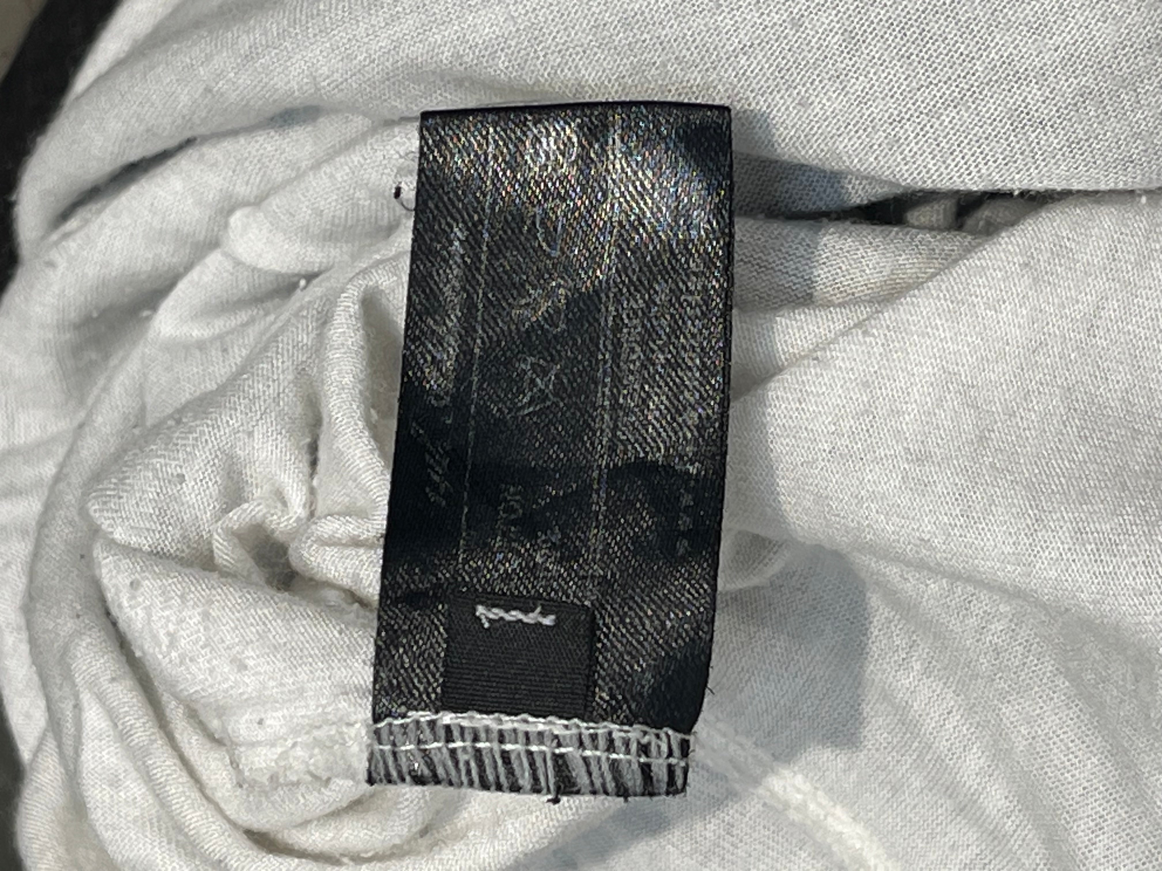 14th Addiction/T-Shirt/L/Cotton/BLK/whit shirt inside distressed view 4