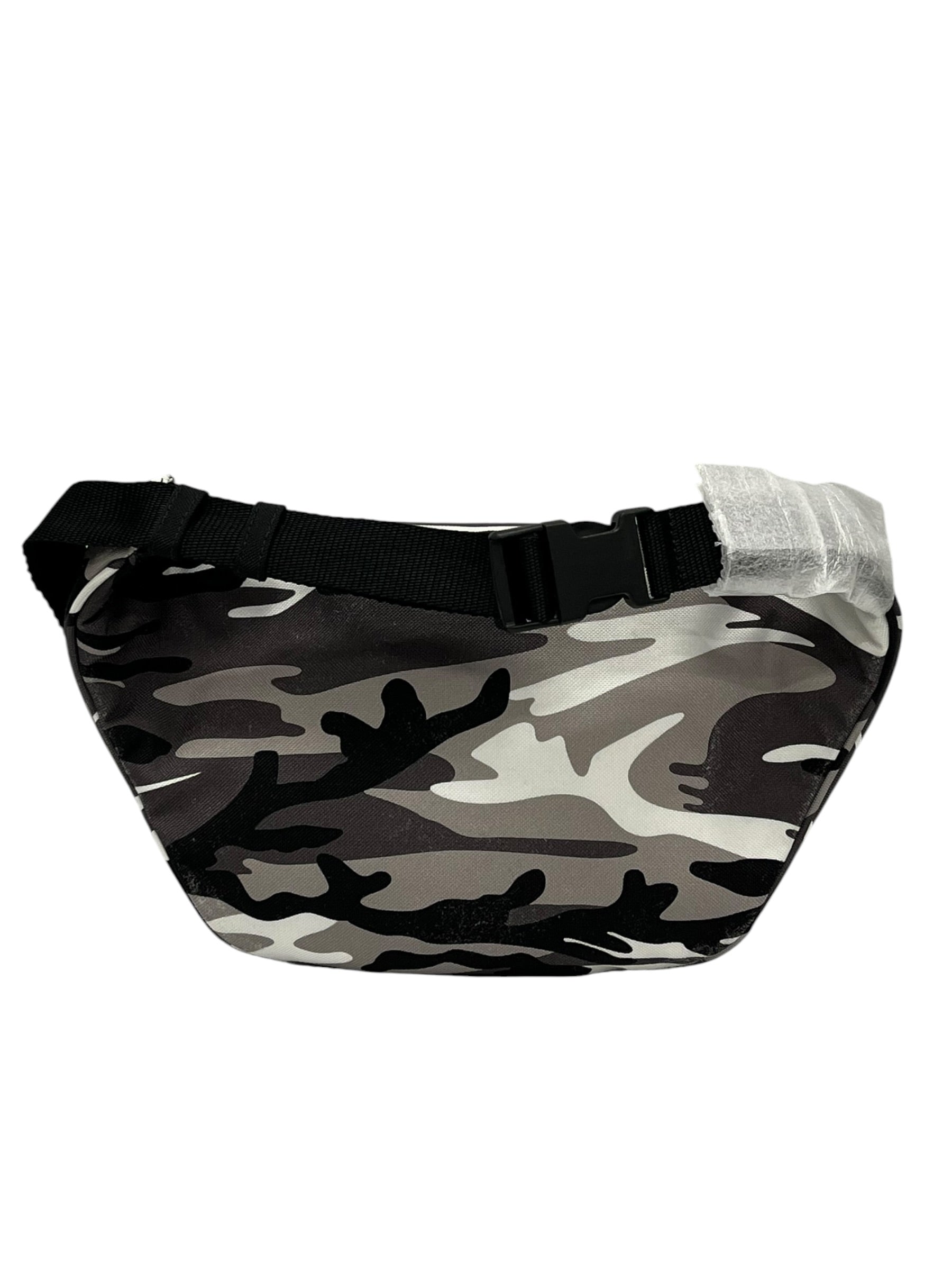 BALENCIAGA/Fanny Pack/Camouflage/Nylon/GRY/DISTRESSED SNOW CAMO FANNY view 2