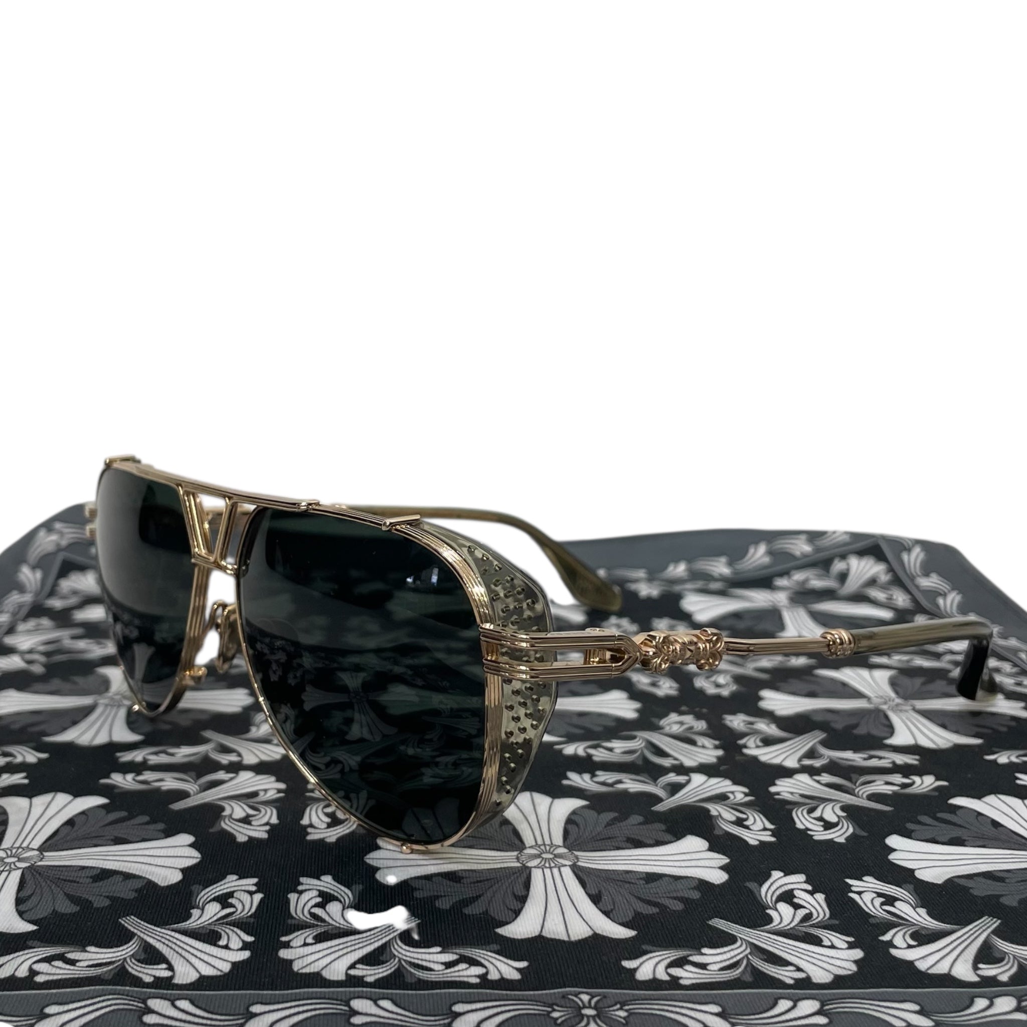 CHROME HEARTS/Sunglasses/Metal/GLD/WET SUNGLASSES view 4