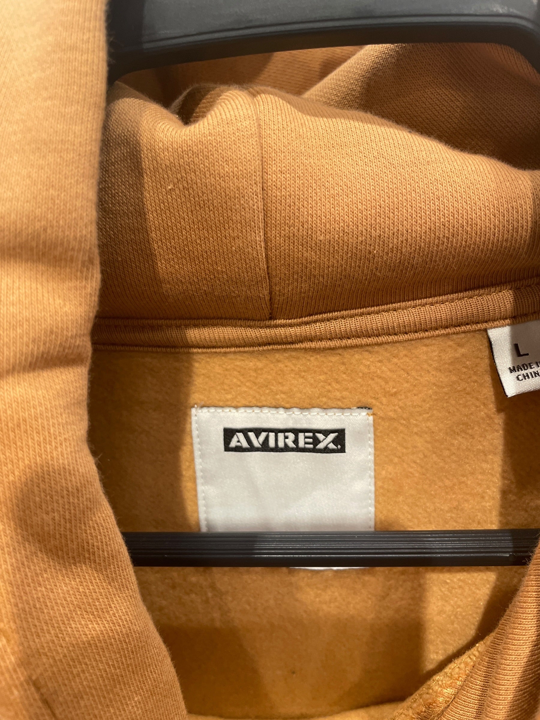AVIREX/Hoodie/L/Cotton/CML/STAR LOGO ON THE BACK view 3