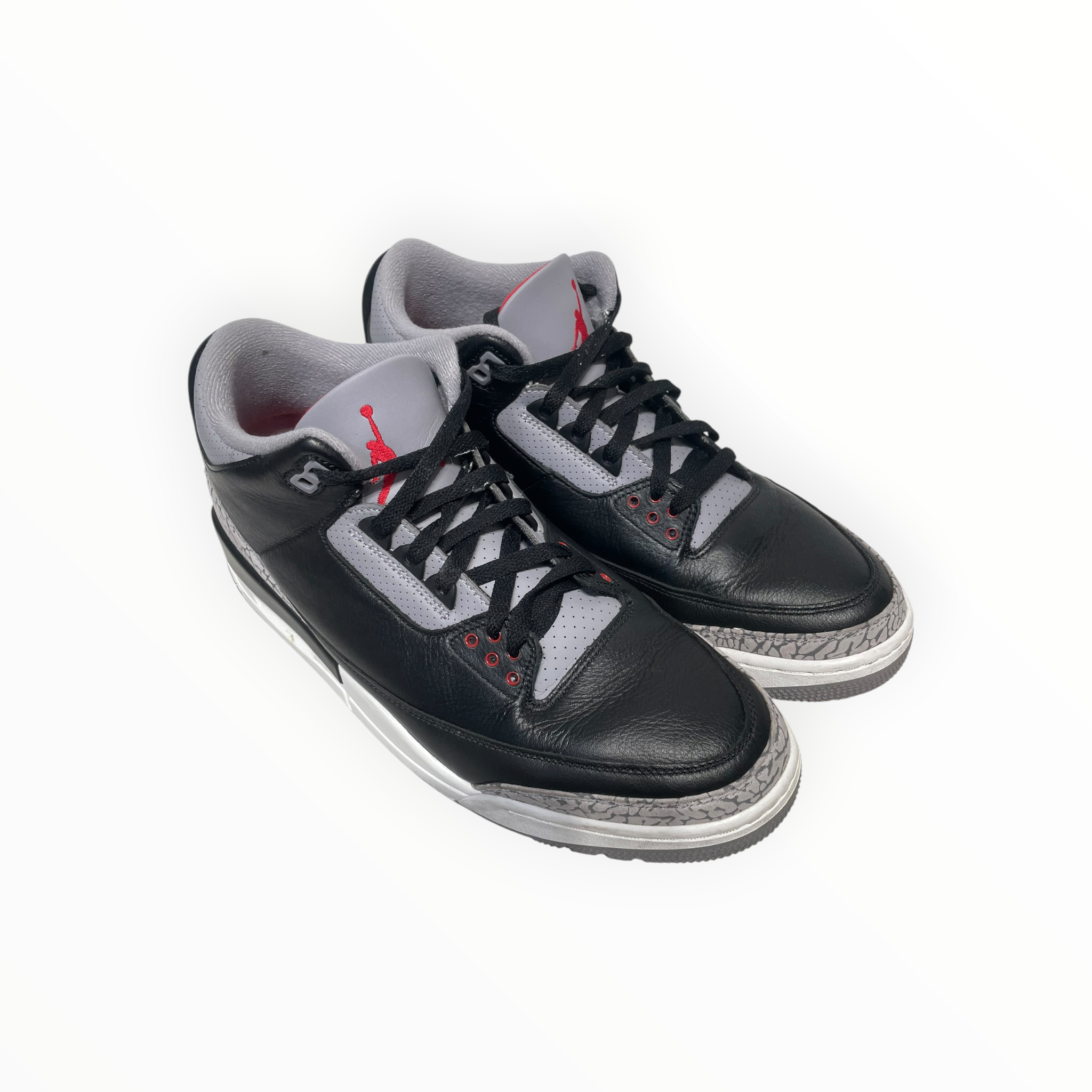 NIKE/AIR JORDAN 3/Hi-Sneakers/US 12.5/Leather/BLK/DN3707-010 view 1