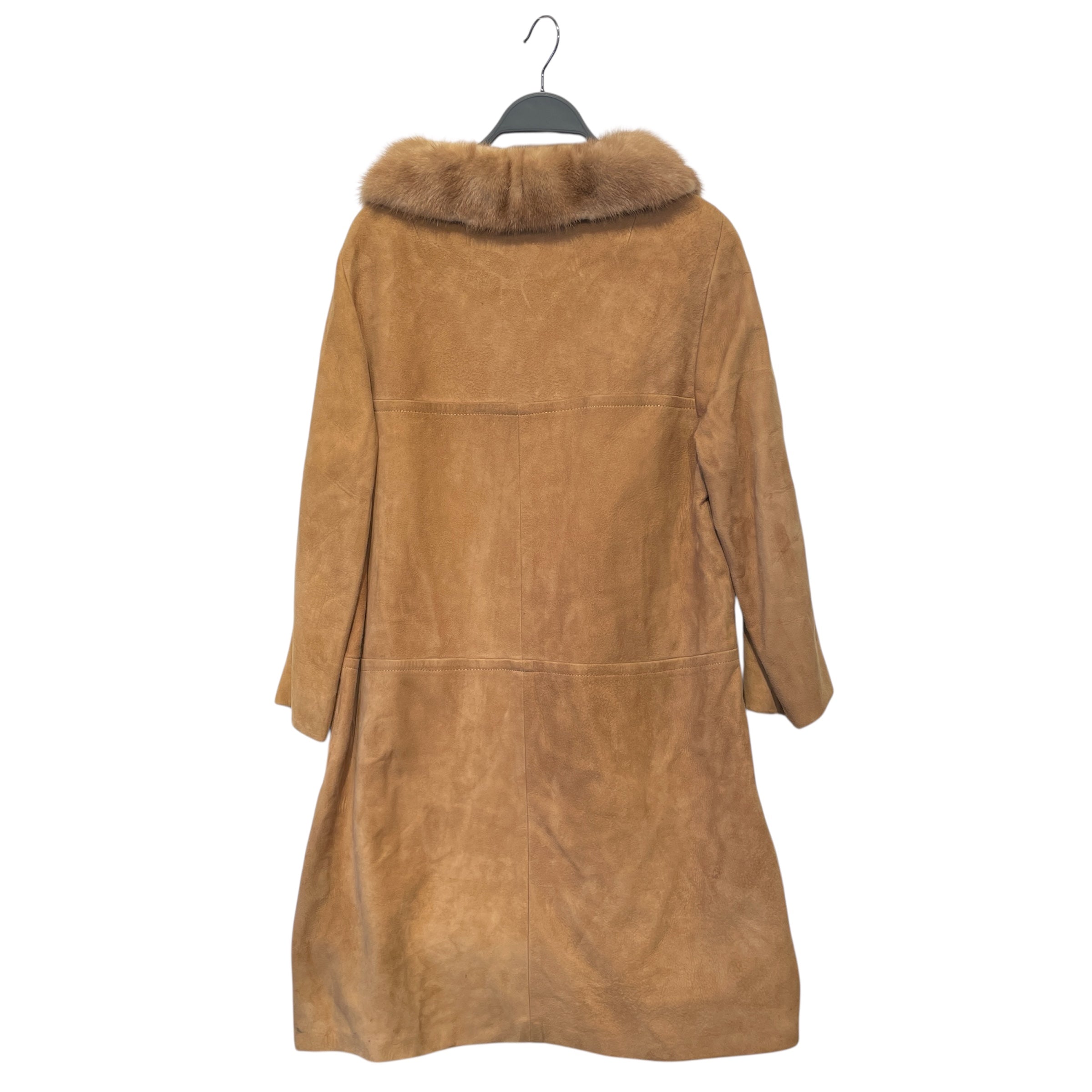 Vintage/Coat/Suede/CML/FUR COLLAR view 4