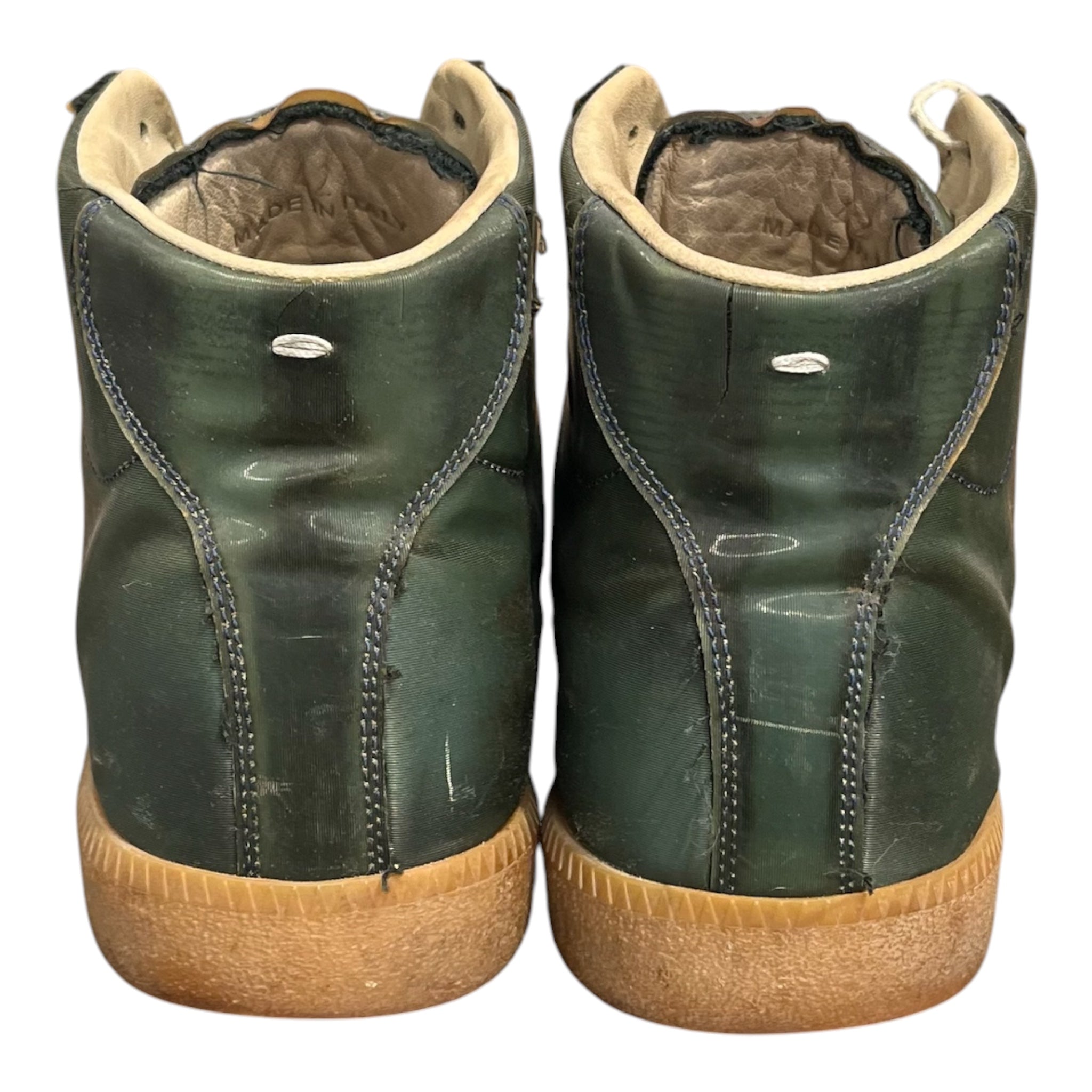Maison Margiela/Hi-Sneakers/EU 42/GRN/REPLICA 22 SHINY RUBBER SOLE view 3