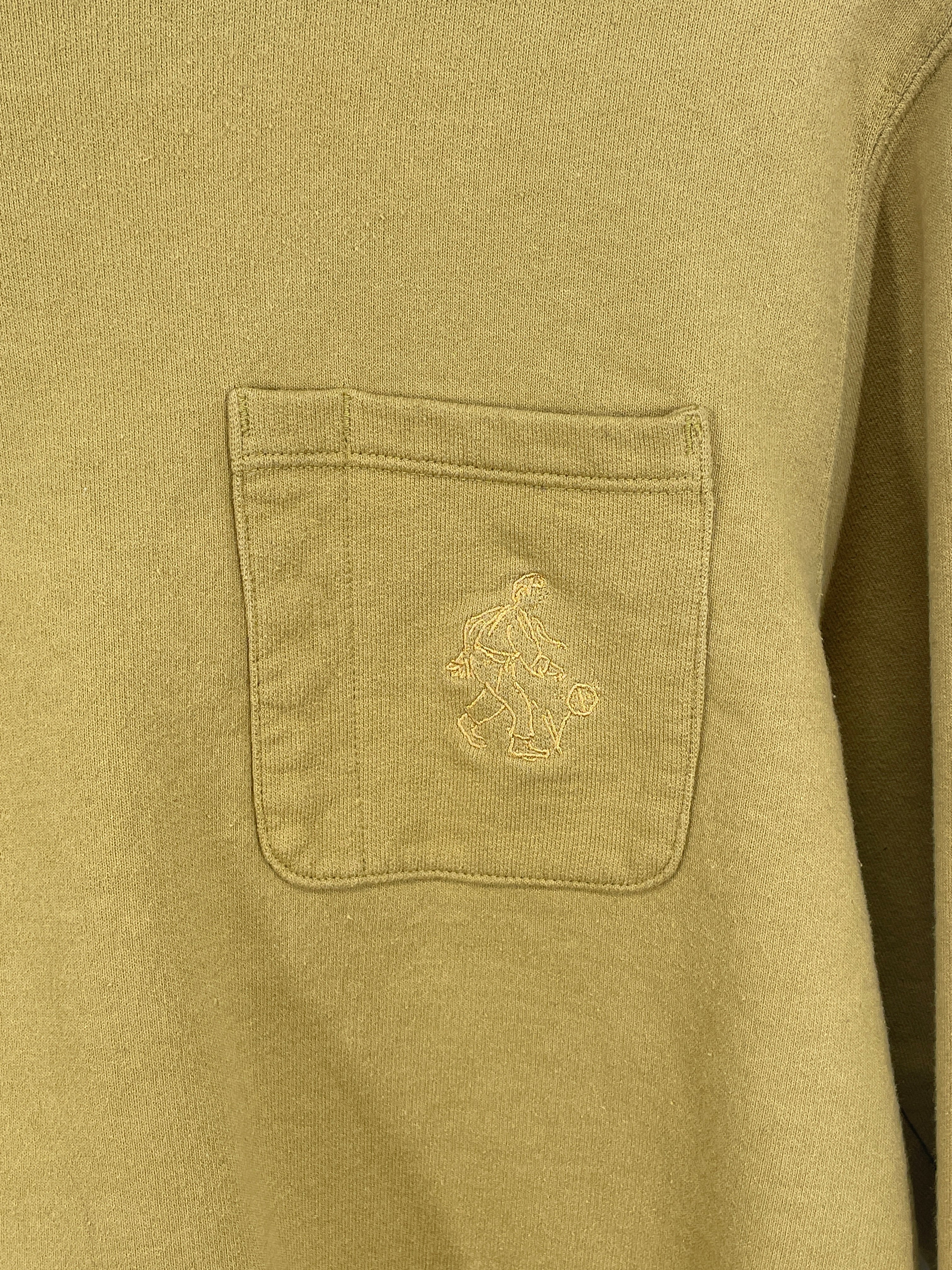 AIME LEON DORE/DRAKE'S/Sweatshirt/M/Cotton/GLD/POCKET CREWNECK view 3