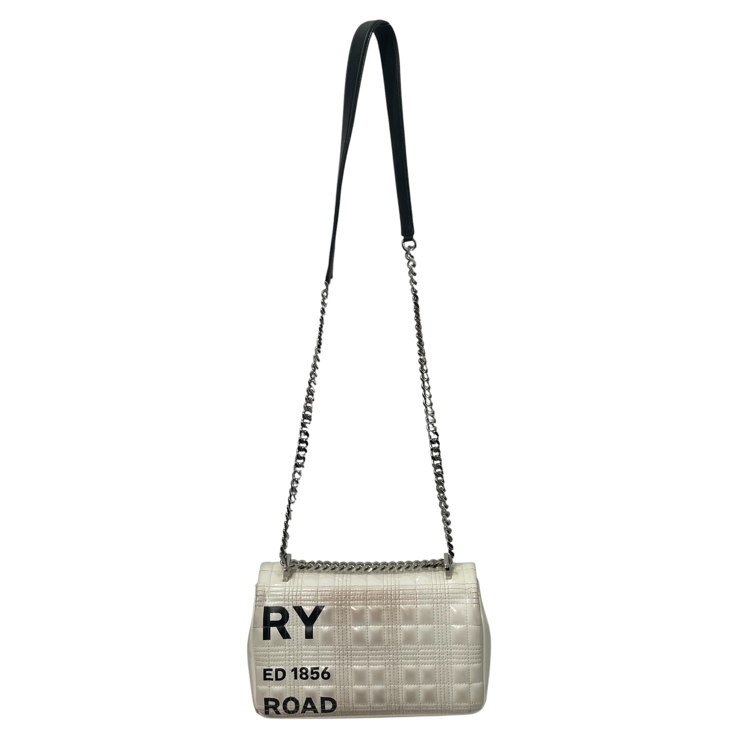 BURBERRY/Cross Body Bag/Leather/WHT/LOLA SMALL WHITE LEATER HAND B view 2