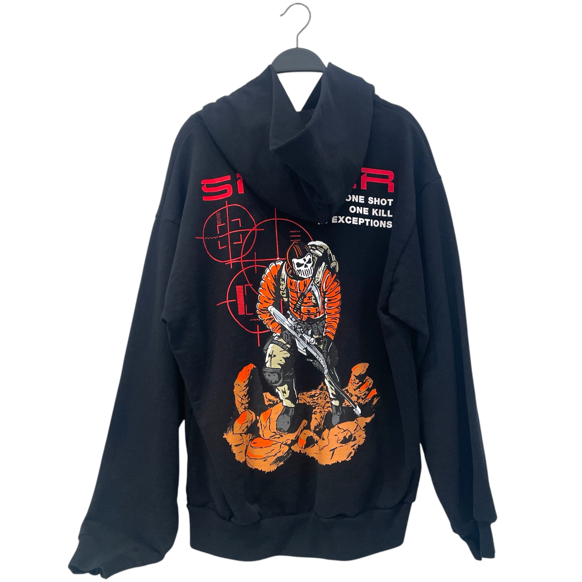 WARREN LOTAS/Hoodie/L/Graphic/Cotton/BLK/sniper view 2