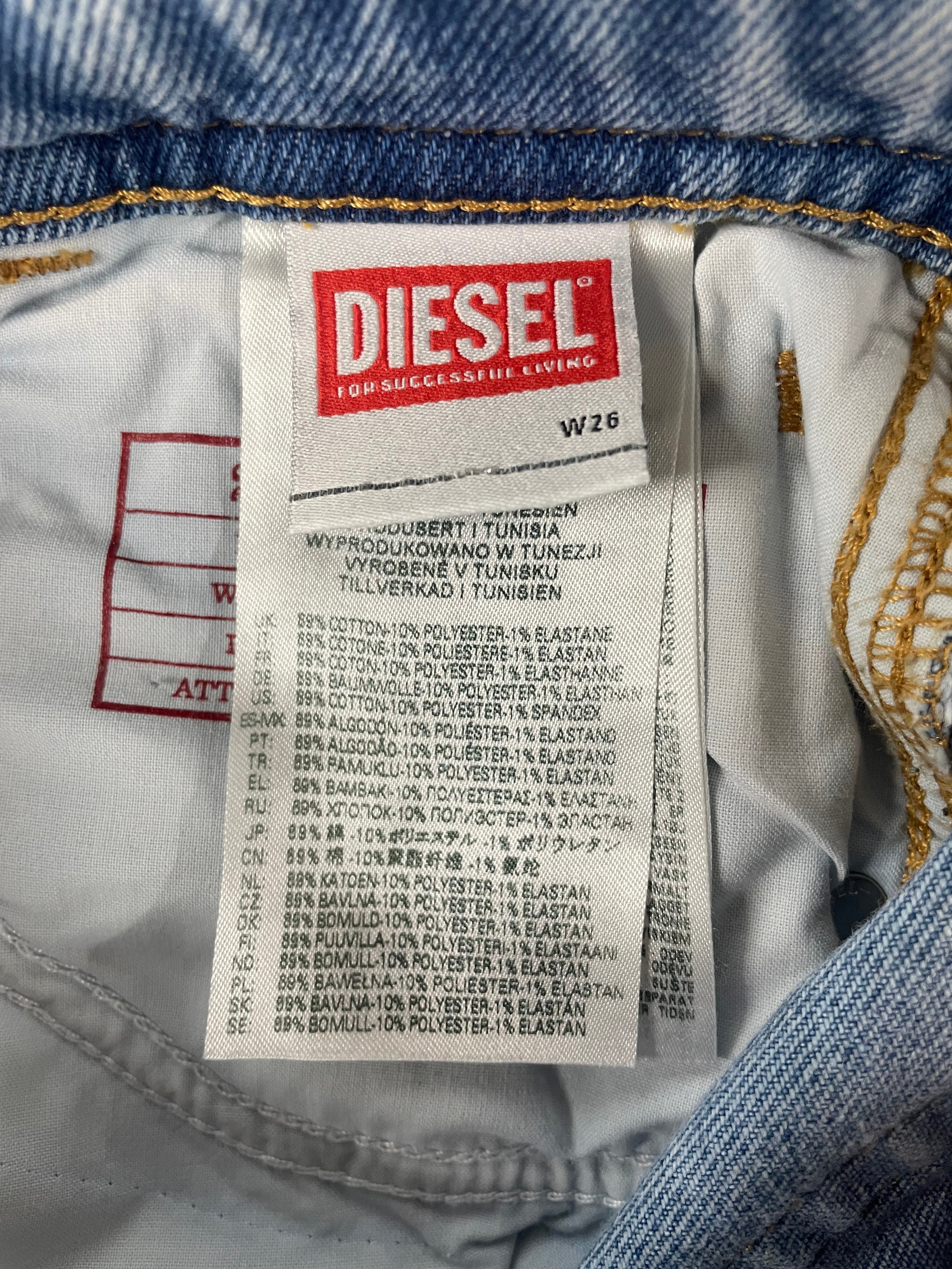 DIESEL/Skinny Pants/26/Graphic/Cotton/BLU/2015 5 POCKET SKINNY view 5