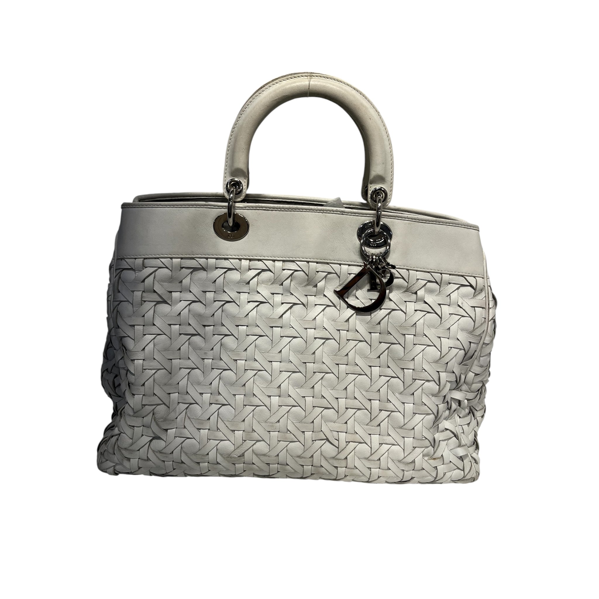 Christian Dior/Bag/Leather/WHT/ view 1