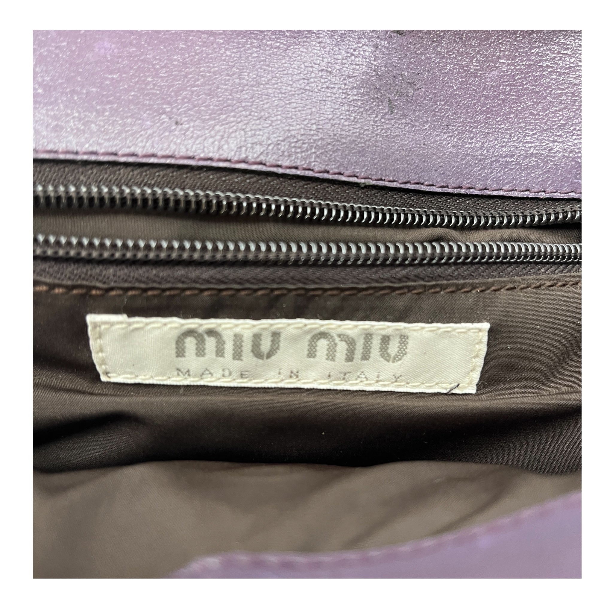 MIU MIU/Hand Bag/Leather/PPL/LEATHER FLOWER DETAIL view 6