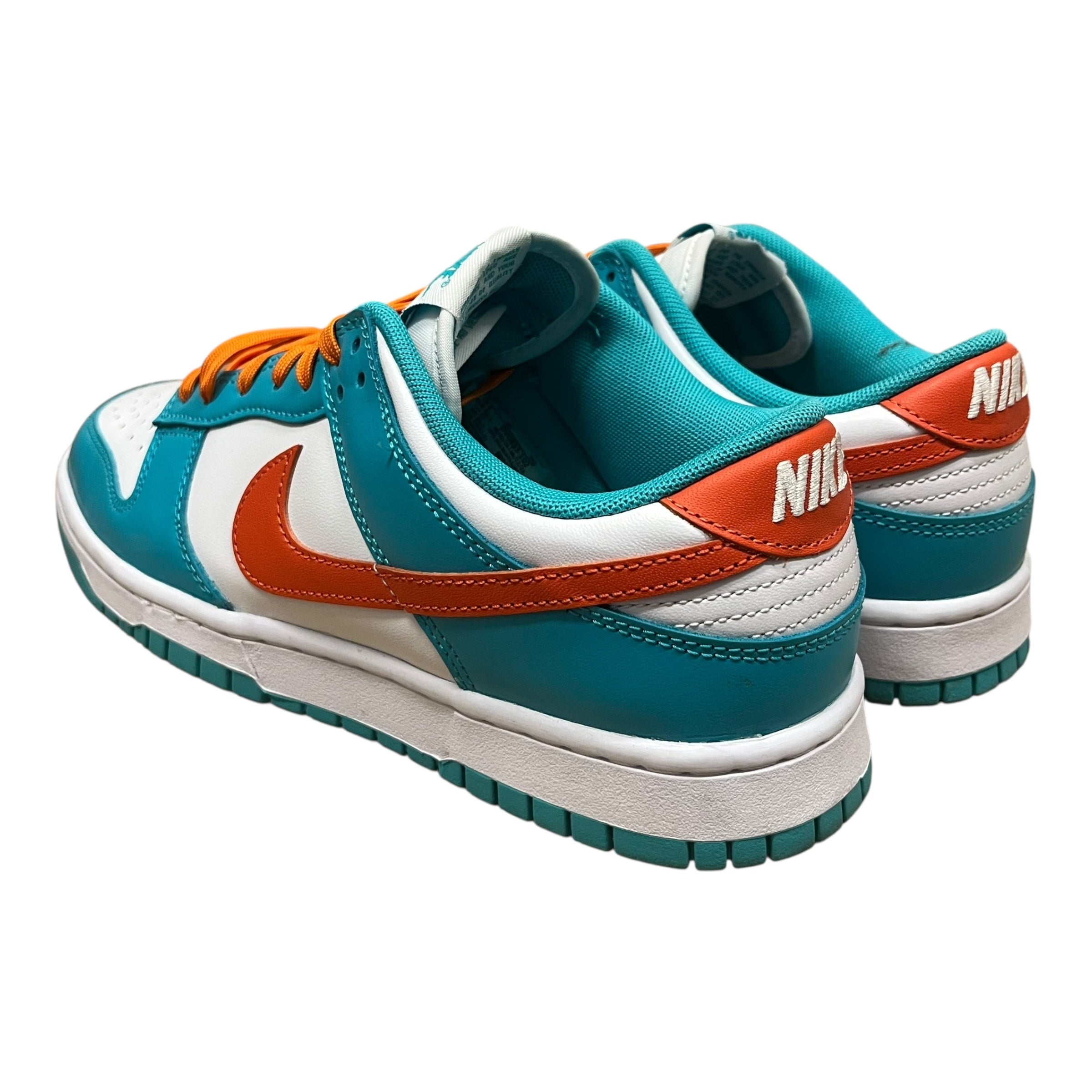 NIKE/Low-Sneakers/US 9/Leather/BLU/Miami Dolphins view 2