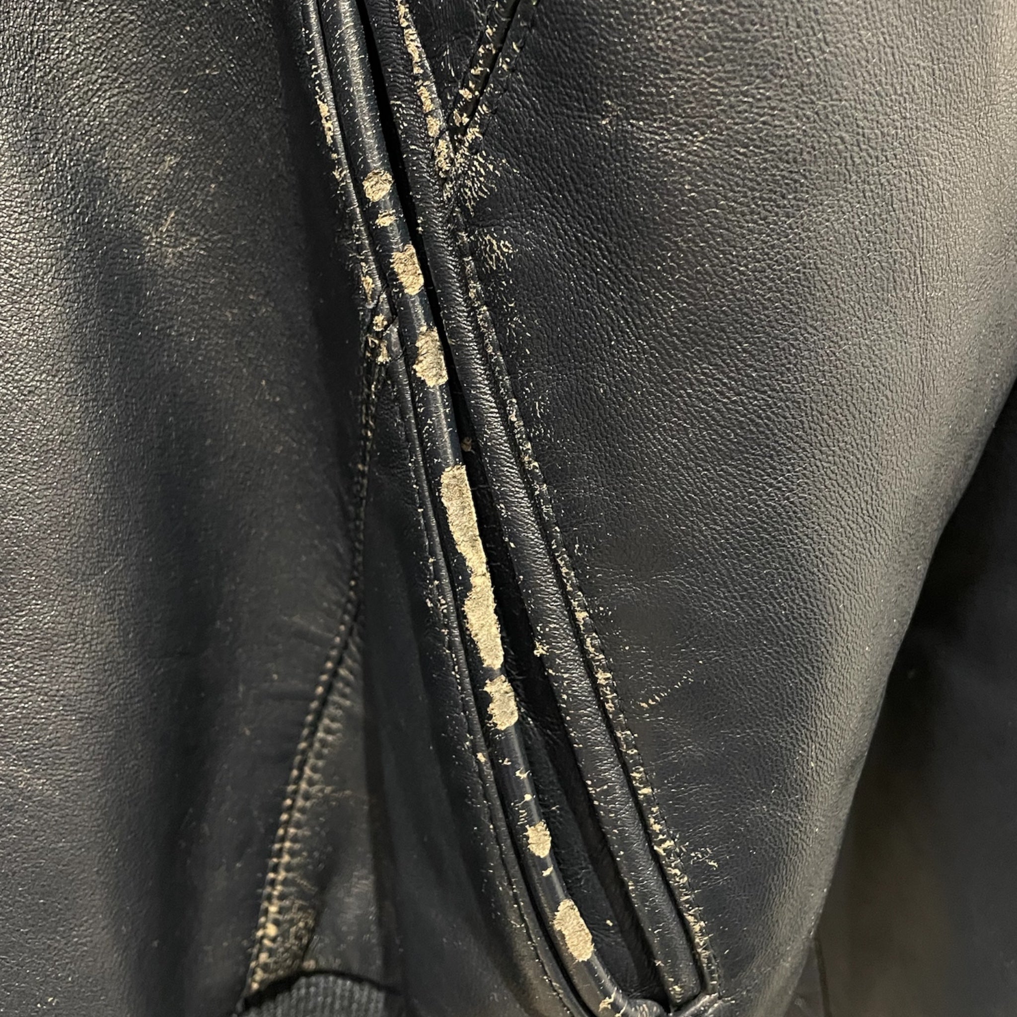 Pelle Pelle/Leather Jkt/46/Leather/NVY/PERFORATED DOUBLE P view 6