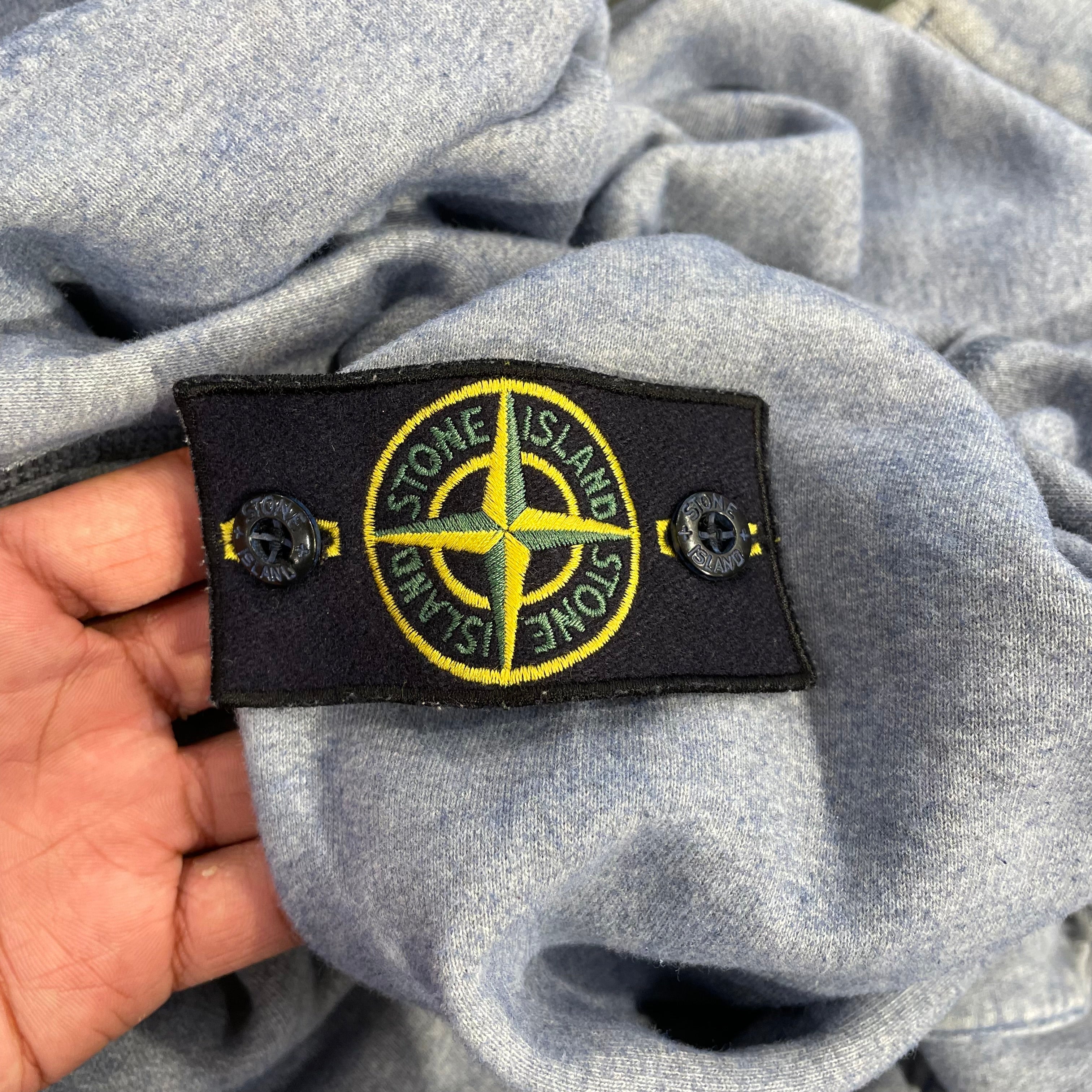STONE ISLAND/Hoodie/M/L/Cotton/BLU/Dust Hoodie view 5