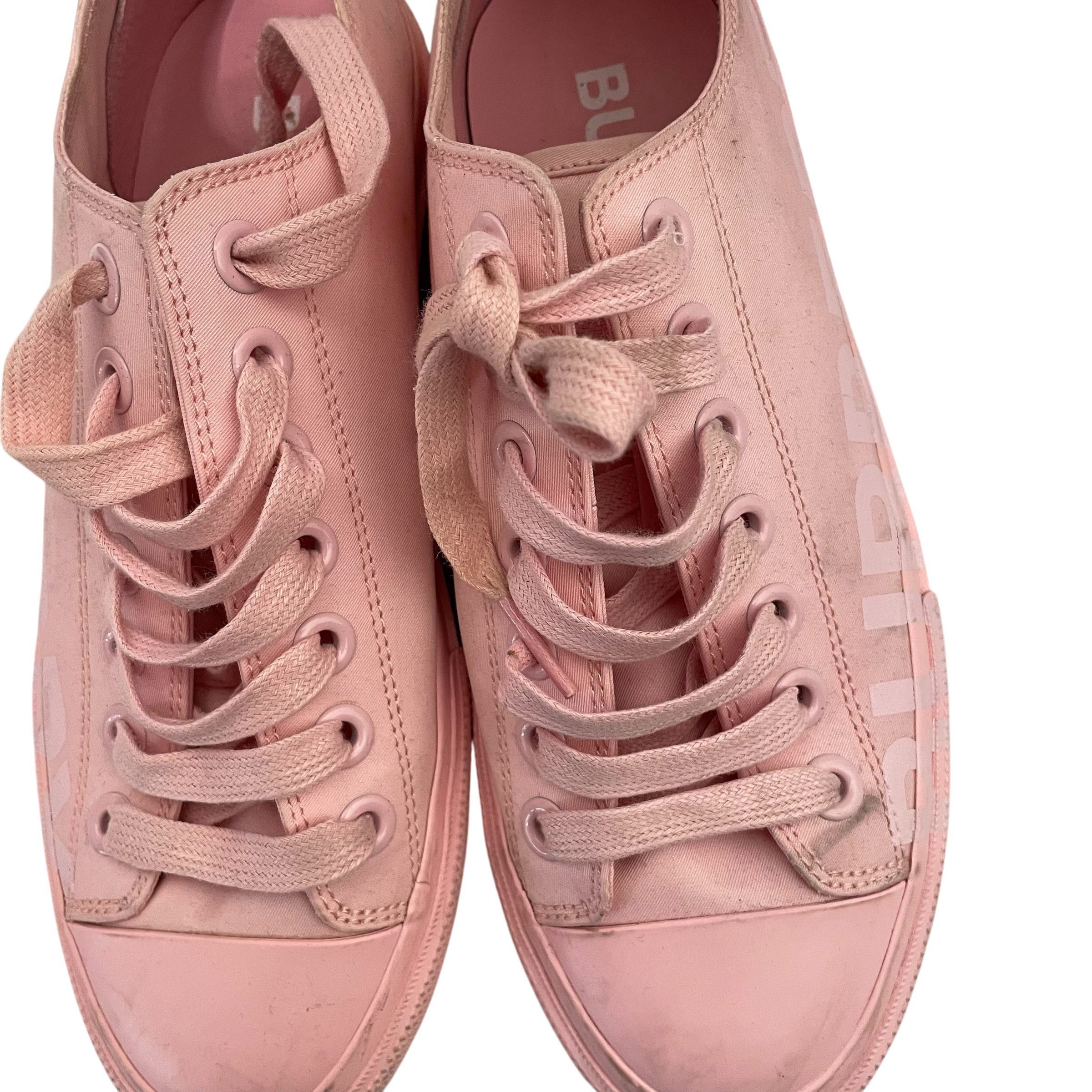 BURBERRY LONDON/Low-Sneakers/US 7.5/Cotton/PNK/larkhall low top sneaker view 6