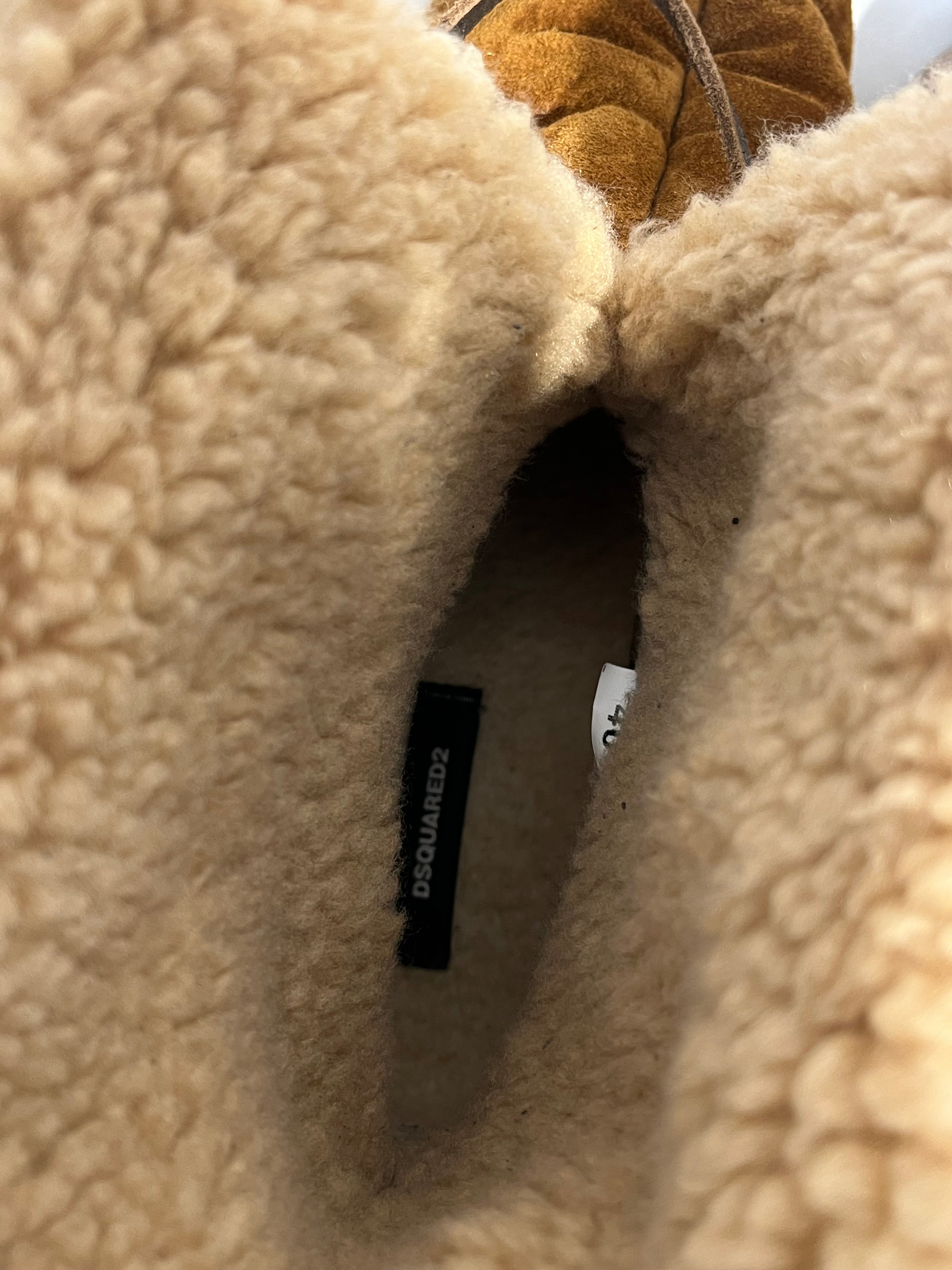 DSQUARED2/Boots/EU 40/Cotton/BEG/puffy ankle boot sherpa view 7