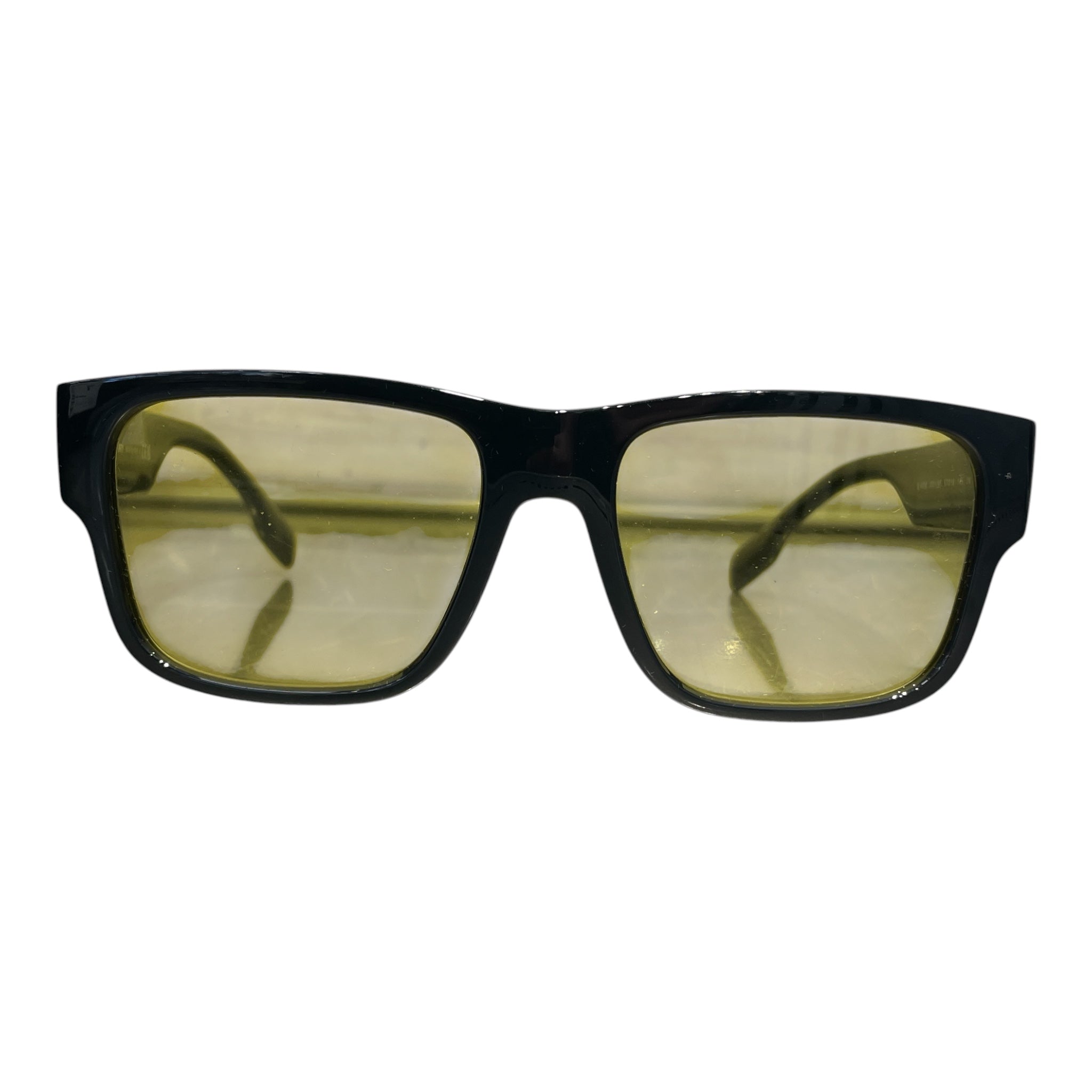 BURBERRY/Sunglasses/Plastic/BLK/M's/yellow tint view 1