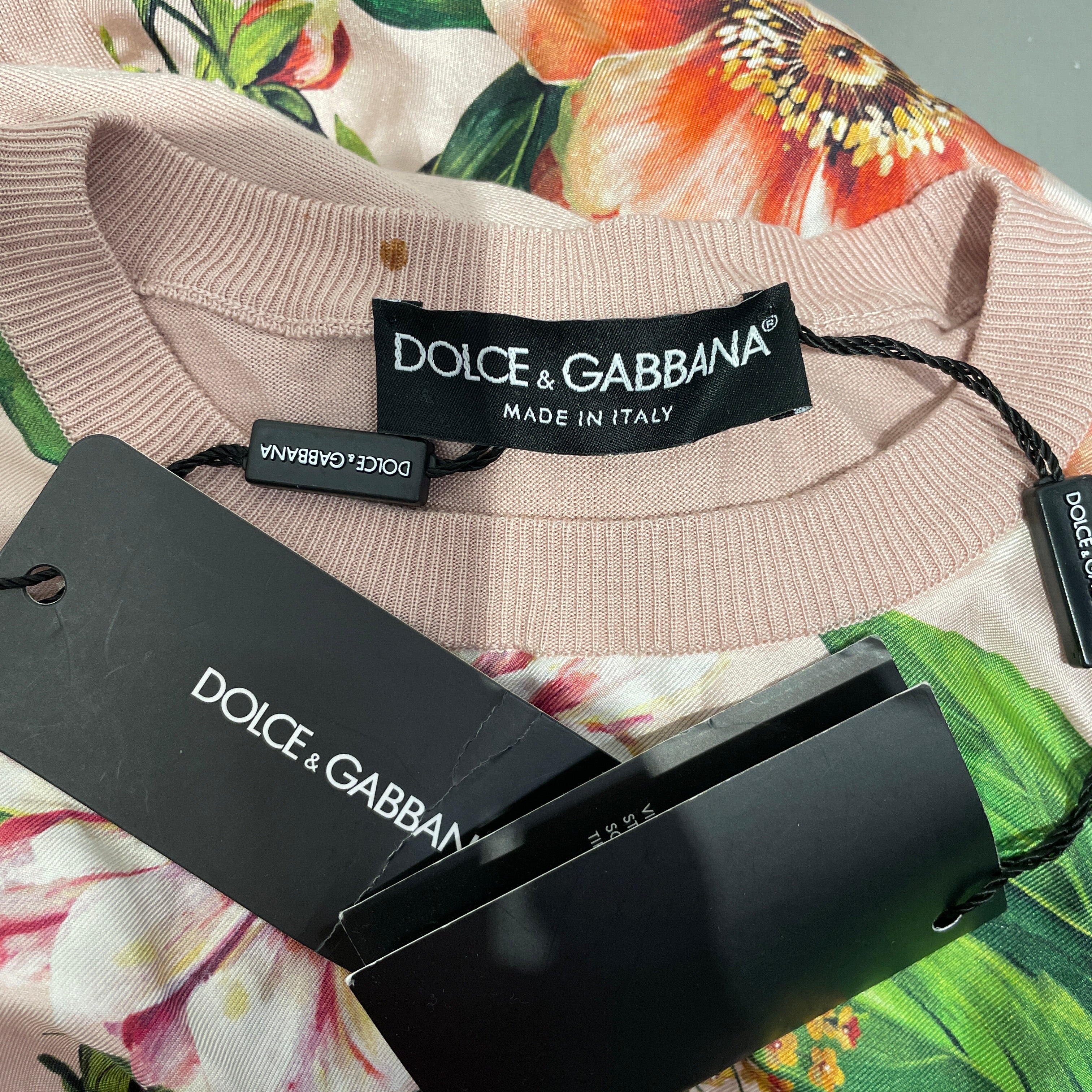 DOLCE&GABBANA/Blouse/42/Floral Pattern/Silk/PNK/ view 4