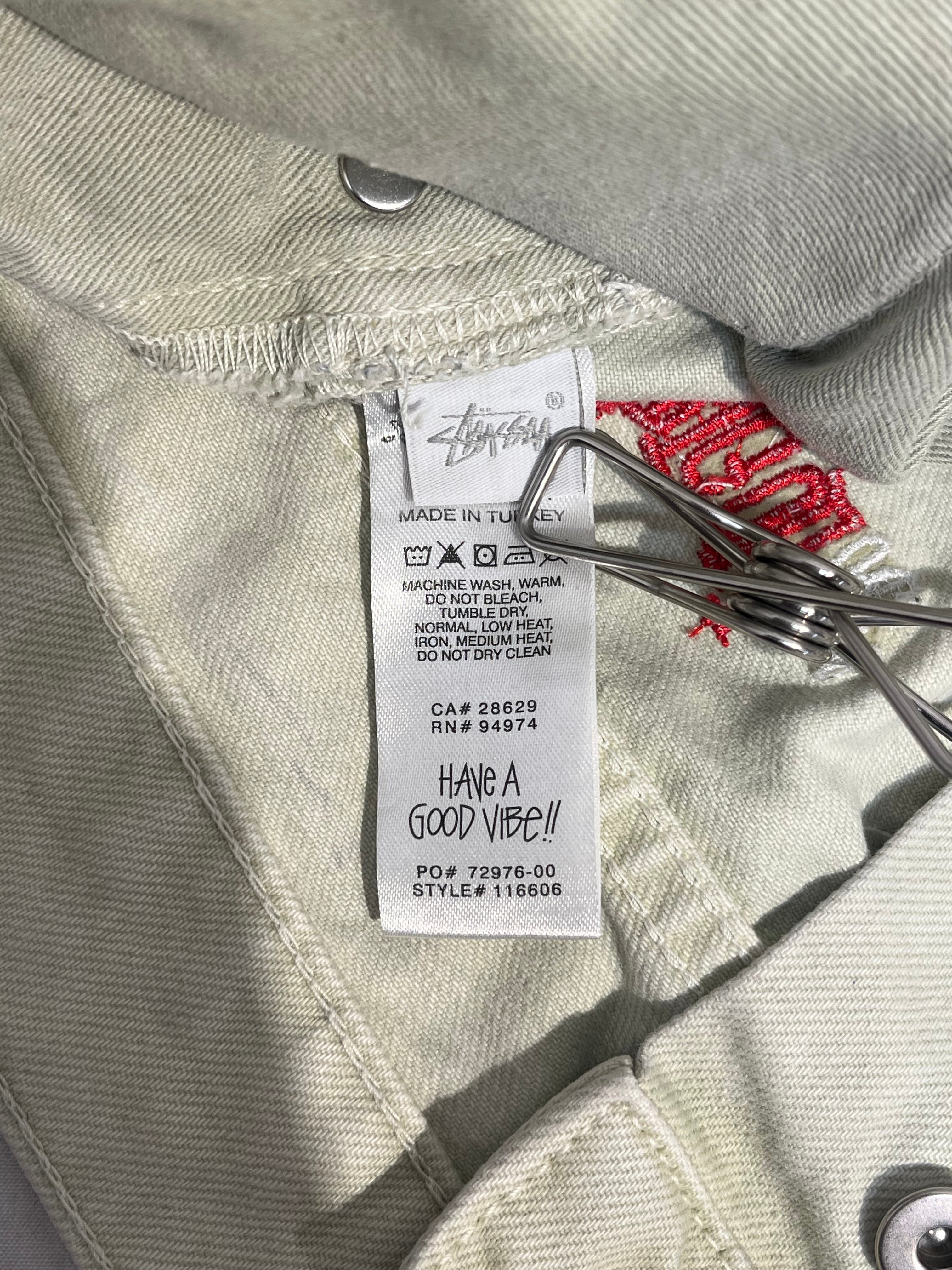 STUSSY/Pants/32/Cotton/GRN/BAGGY BIG OL LIGHT GREEN JEAN view 6