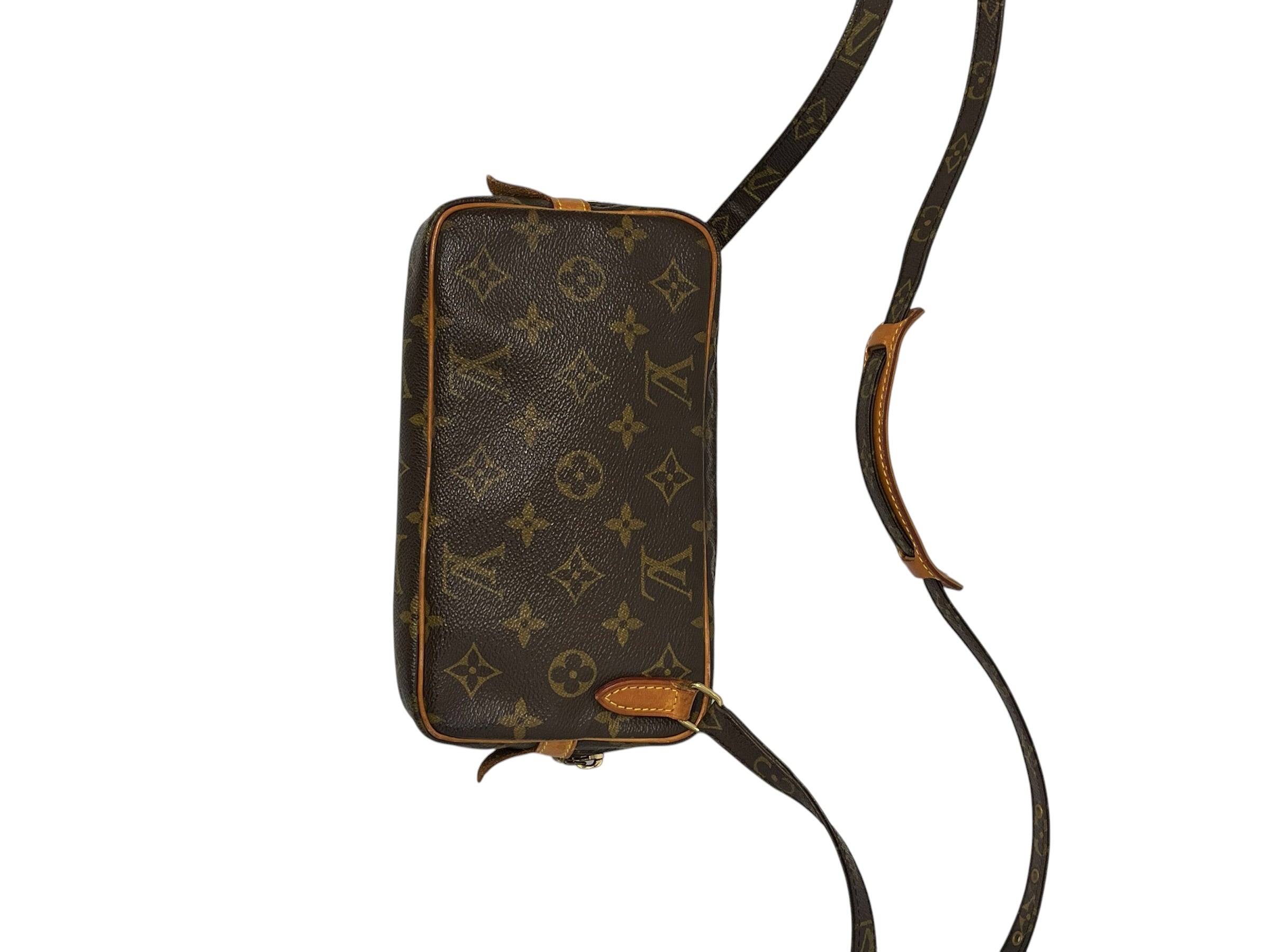 LOUIS VUITTON/Cross Body Bag/Brown/Monogram/POCHETTE MARLY BANDOULIERE_MONOGRAM CANVAS/M51828 view 4