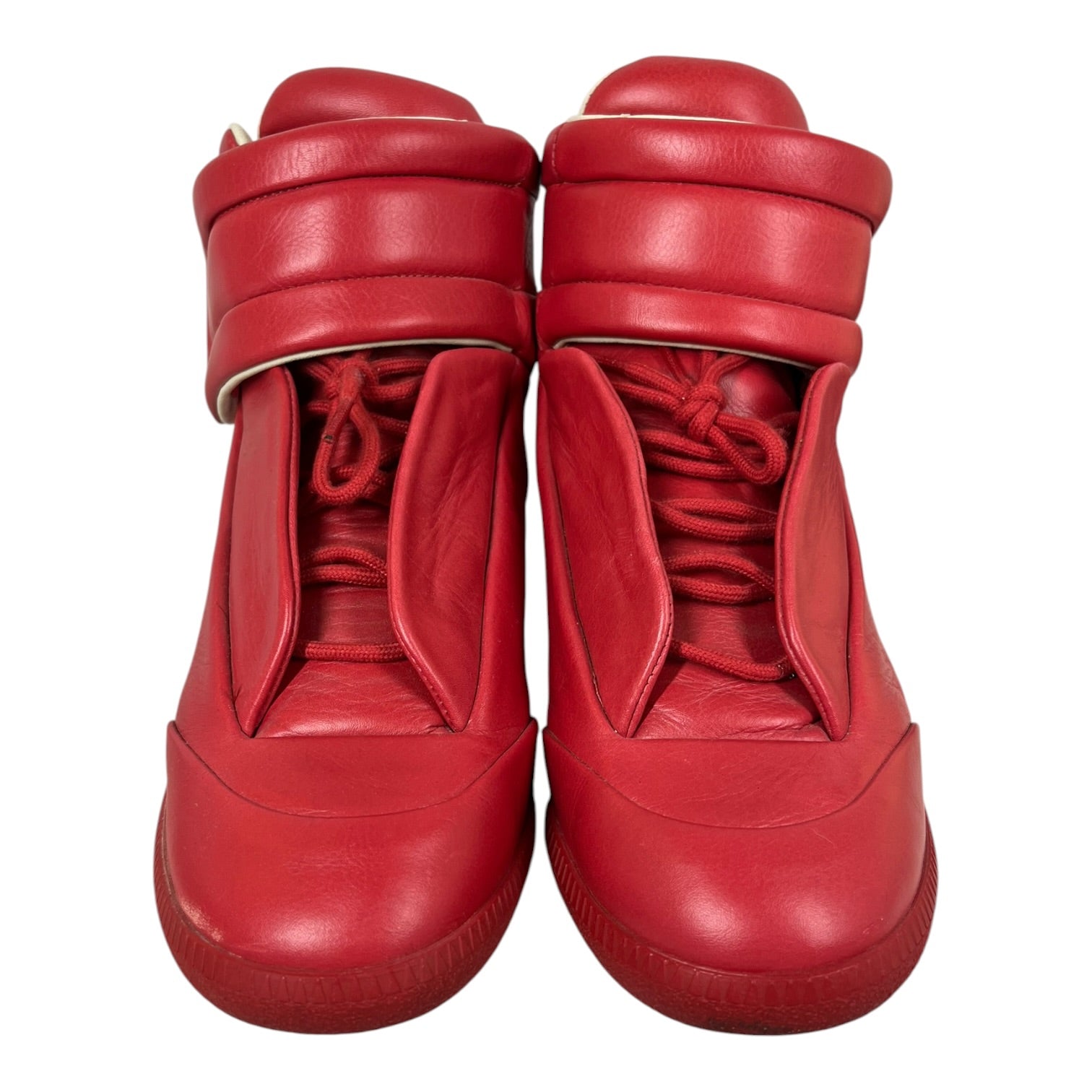 Maison Margiela/Hi-Sneakers/EU 40/Leather/RED/MM Future High Reds view 3