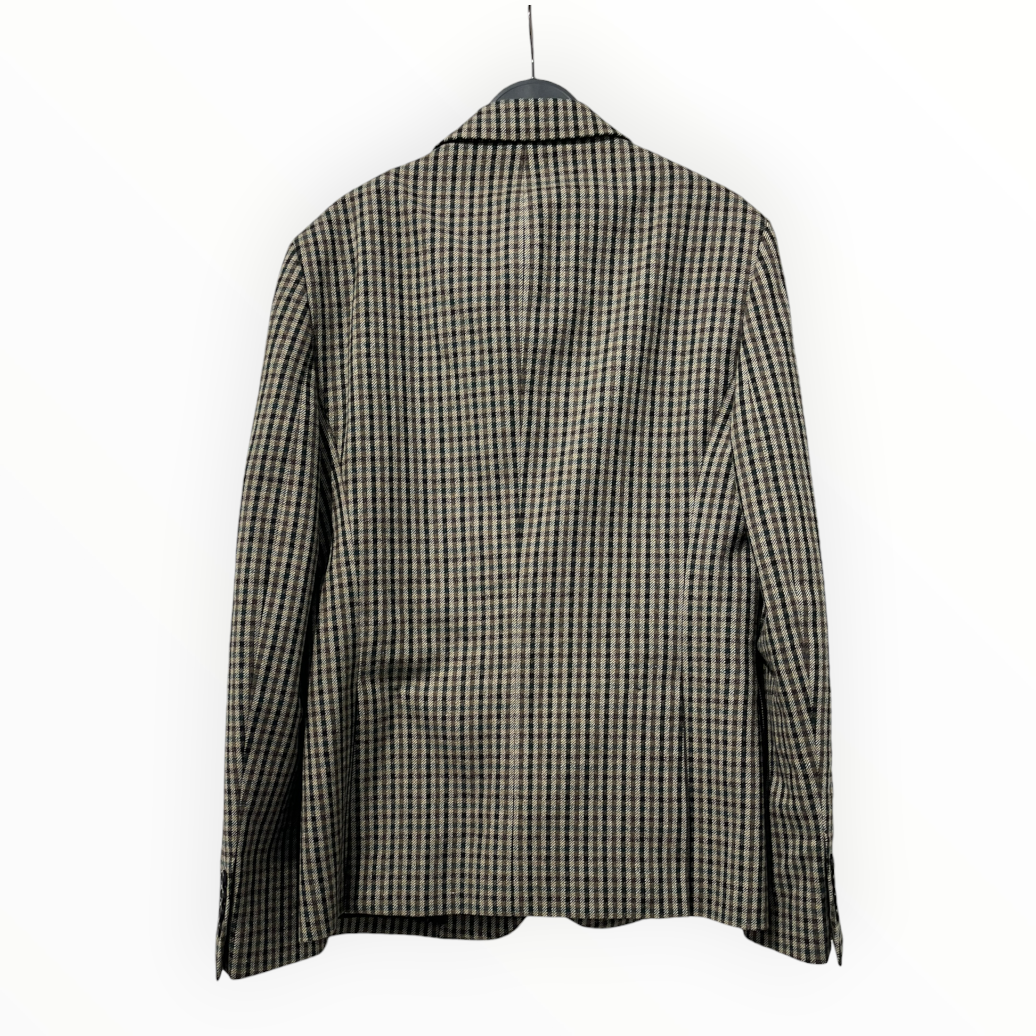 Acne Studios/T&B Set/46/Plaid/Wool/GRN/Single Breasted/48 PANTS PLEAT 46 BLAZER view 4