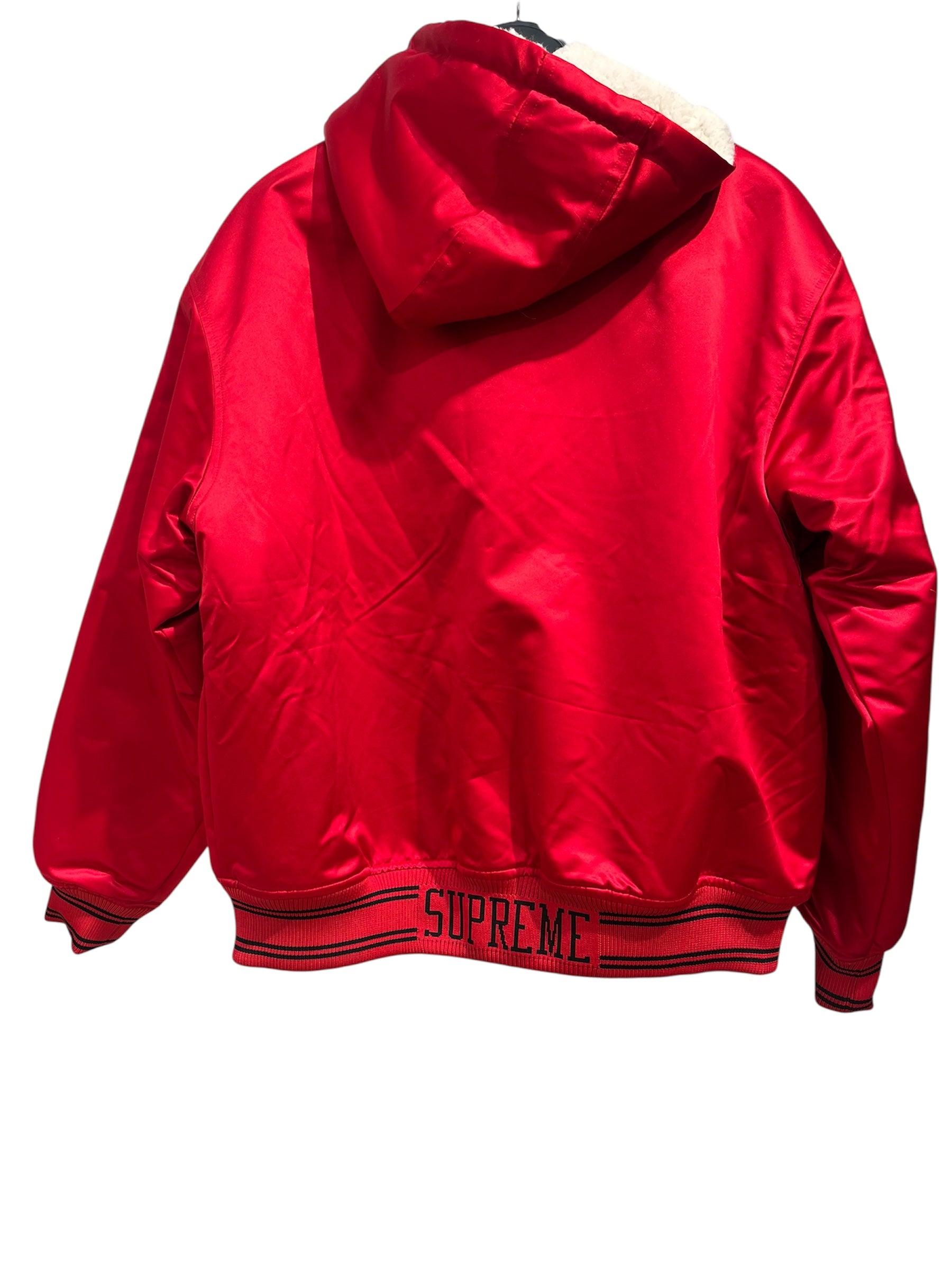 Supreme/mitchell&ness/Jacket/M/RED/SATIN ARC LOGO SHERPA JKT 2025 view 2